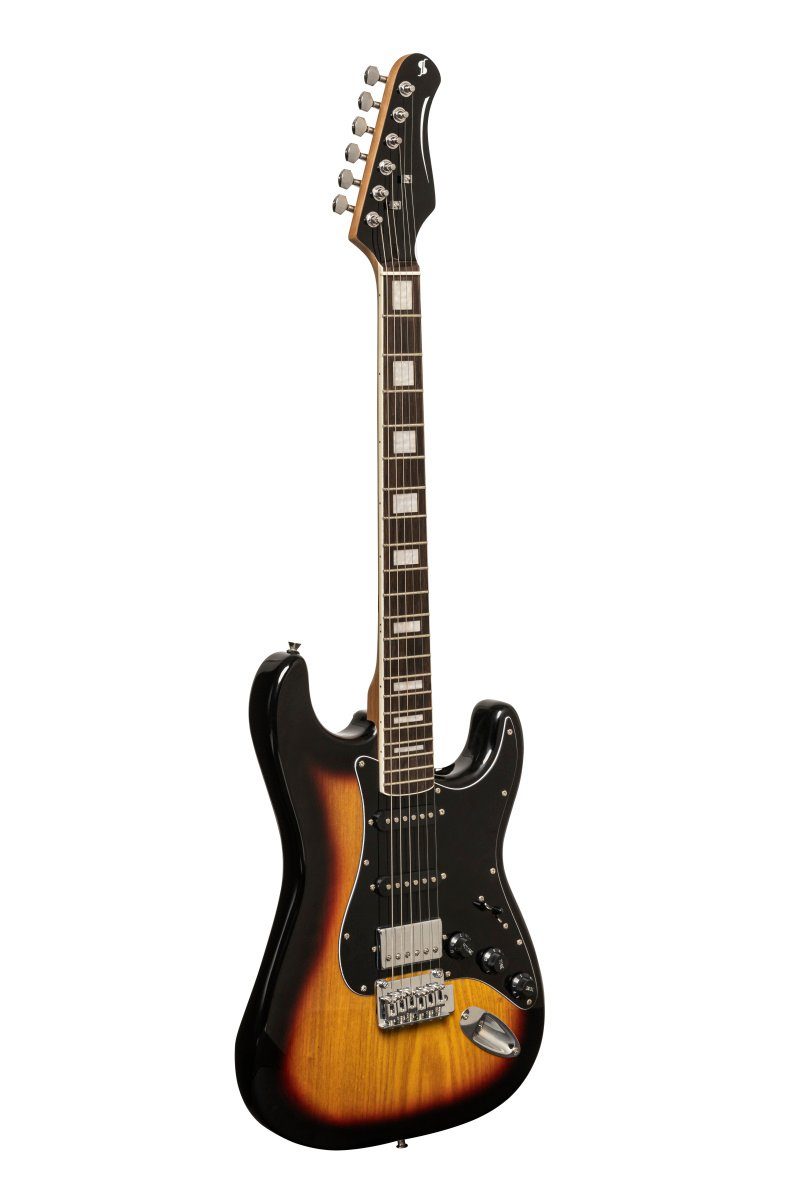 E-Gitarre SES-60 SNB E-Gitarre mit Korpus aus massiver Erle
