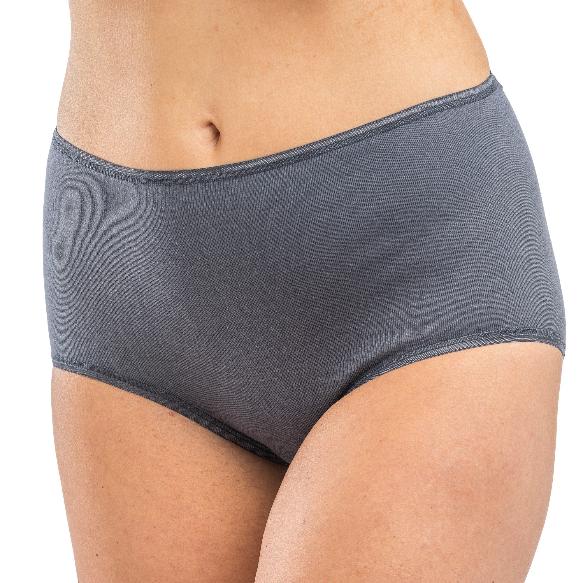 HERMKO Taillenslip 17011 Baumwolle/Modal, Maxislip mit elastischen Abschlüssen, softweich