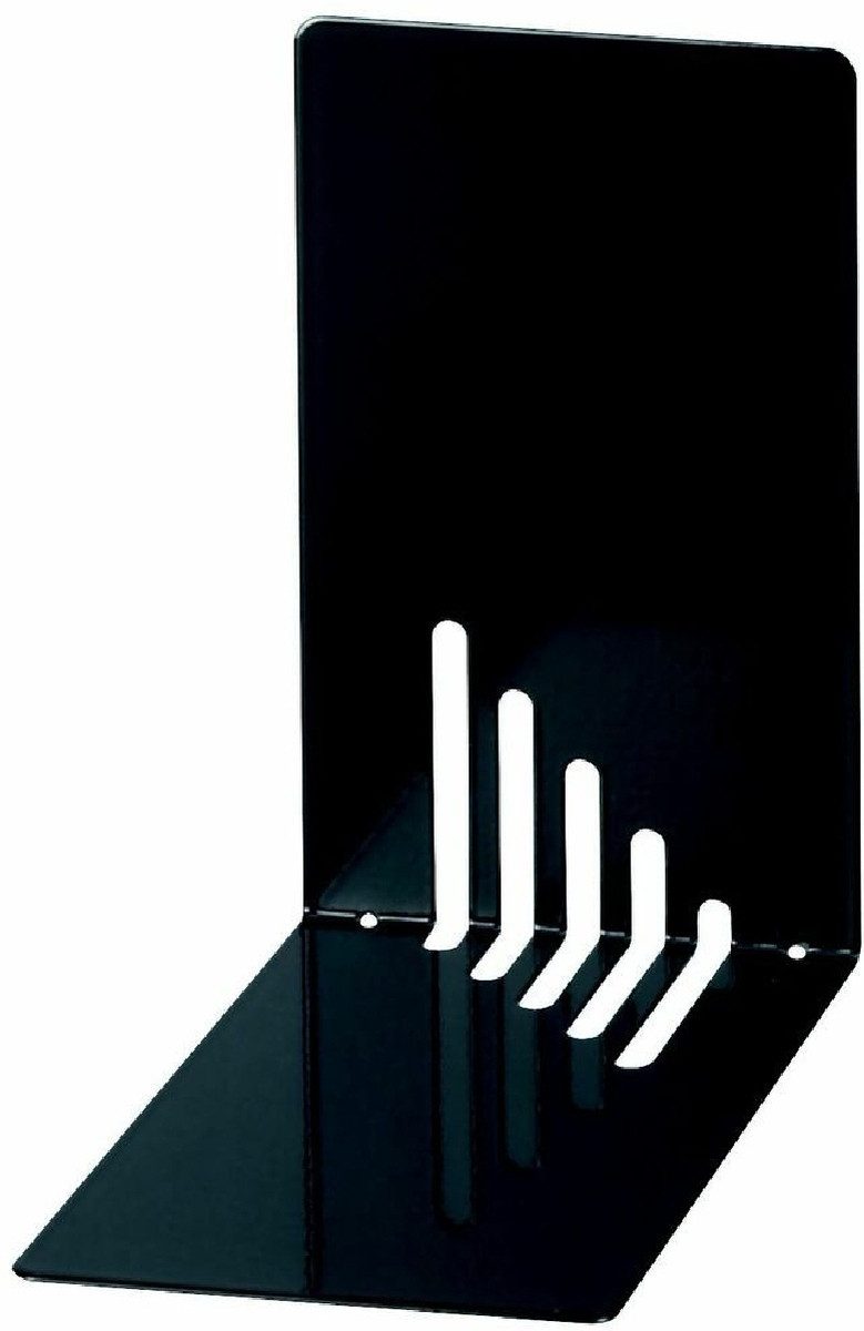 MAUL Briefablage Buchstützen Metall schmal 14x8,5x14cm schwarz VE=2 Stück
