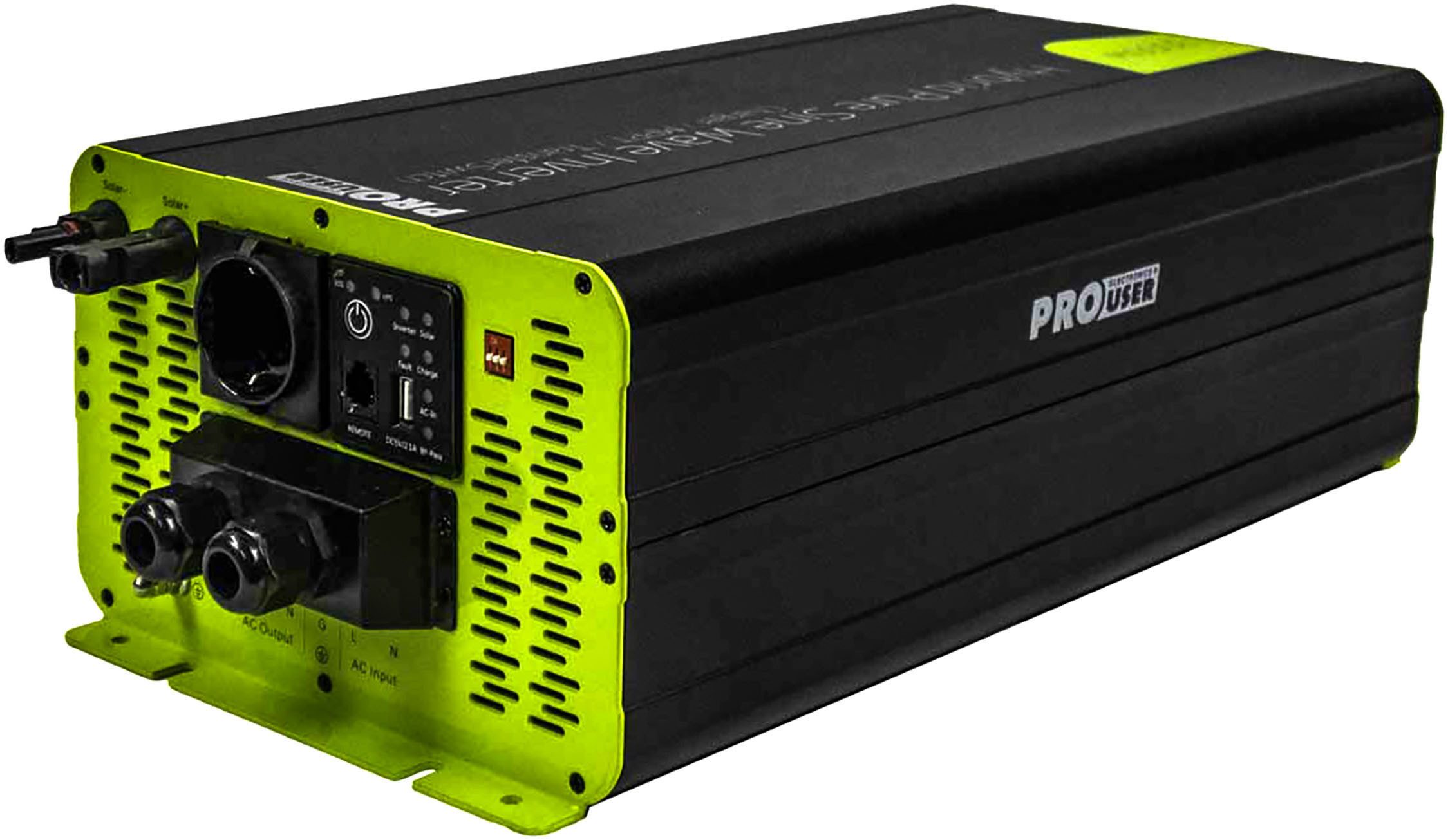 PROUSER Wechselrichter Spannungswandler Sinus Hybrid 3000W, (1 St)