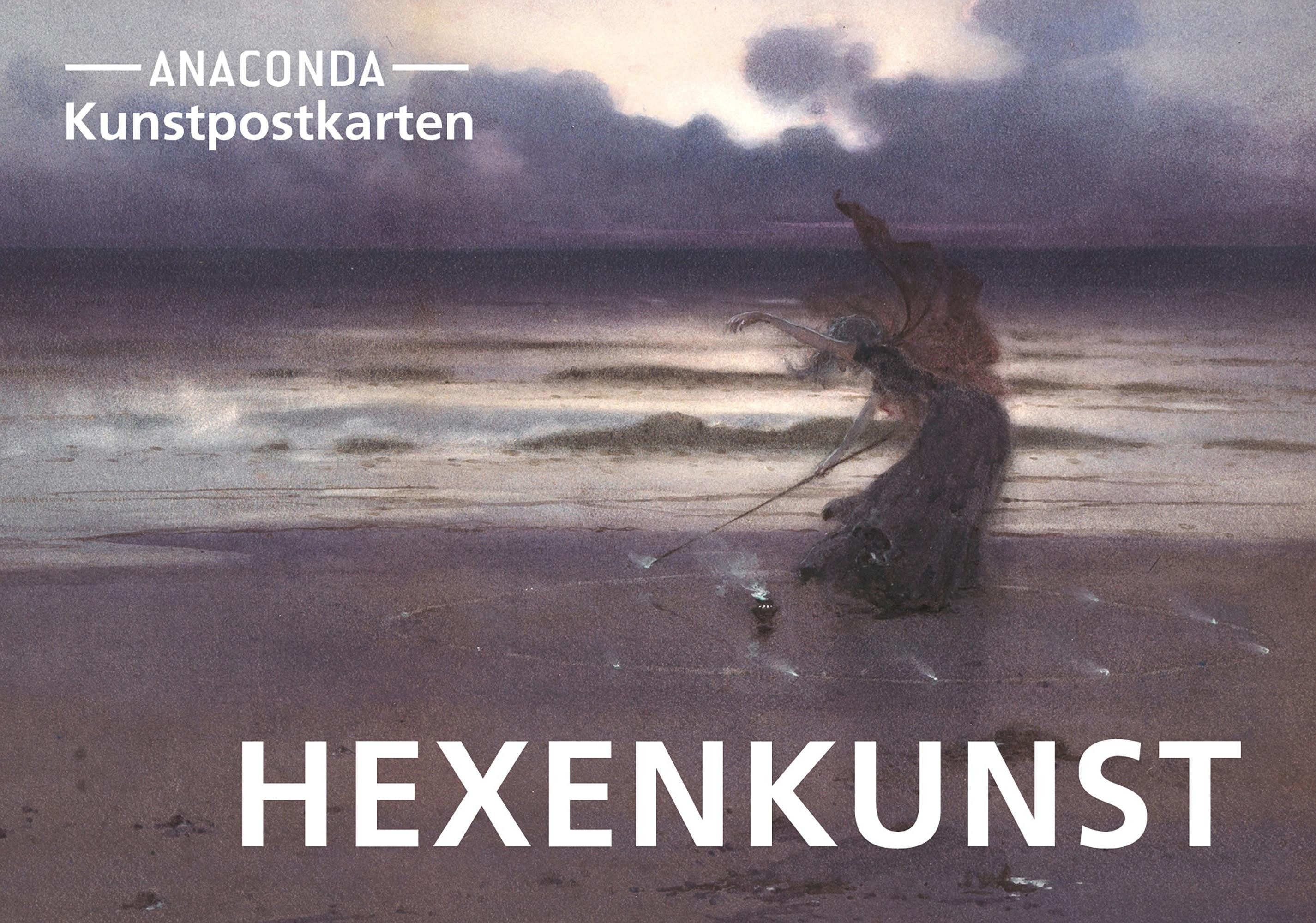 Anaconda Verlag Grußkarten Postkarten-Set Hexenkunst