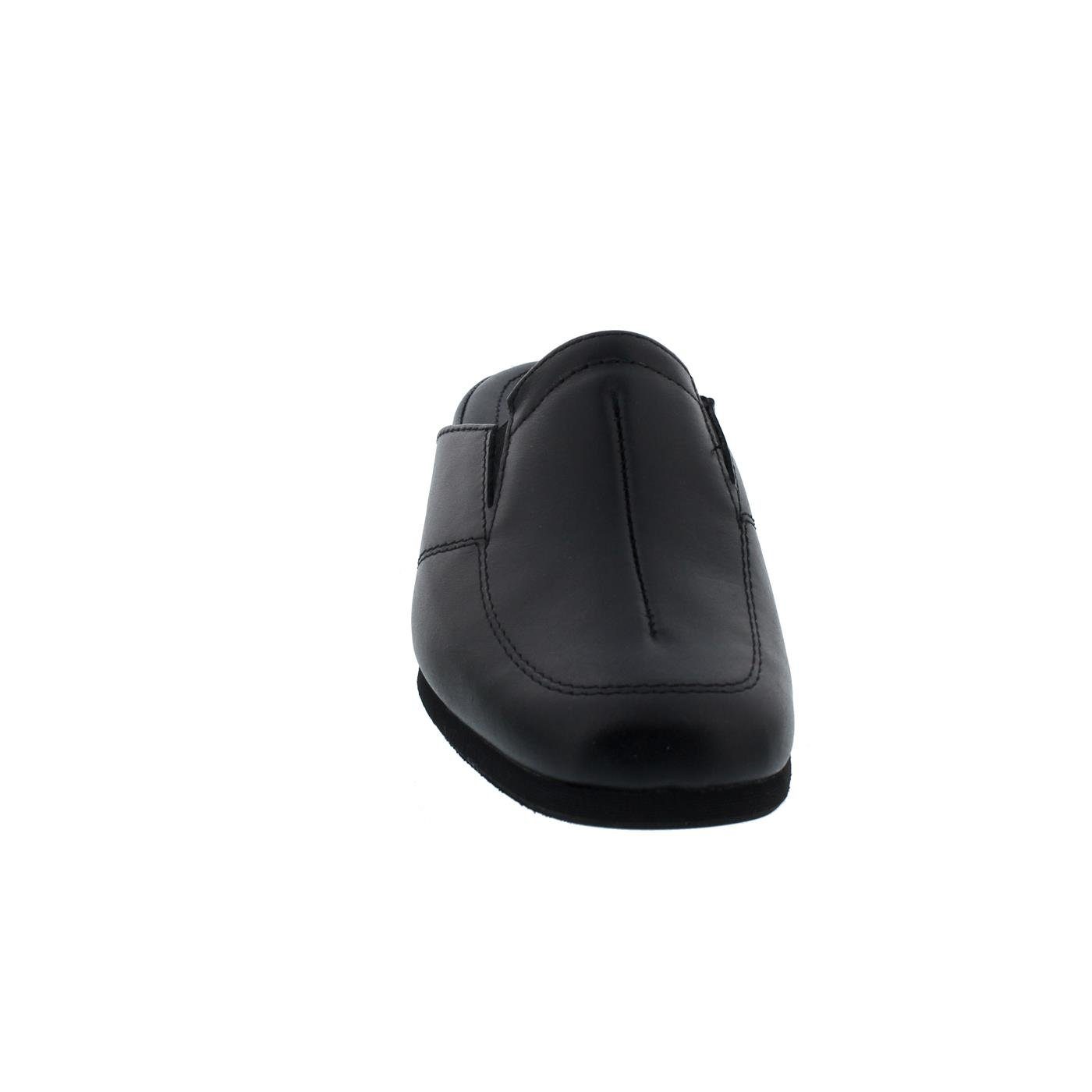 Rohde Rohde MANDAL Hausschuh, Softnappa, schwarz, Weite G, 35 mm Keilabsatz Pantoffel