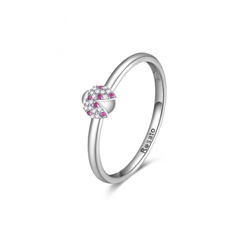Rosato Fingerring Fine silver ring with ladybug Allegra RZA019 - Circuit: 52 mm