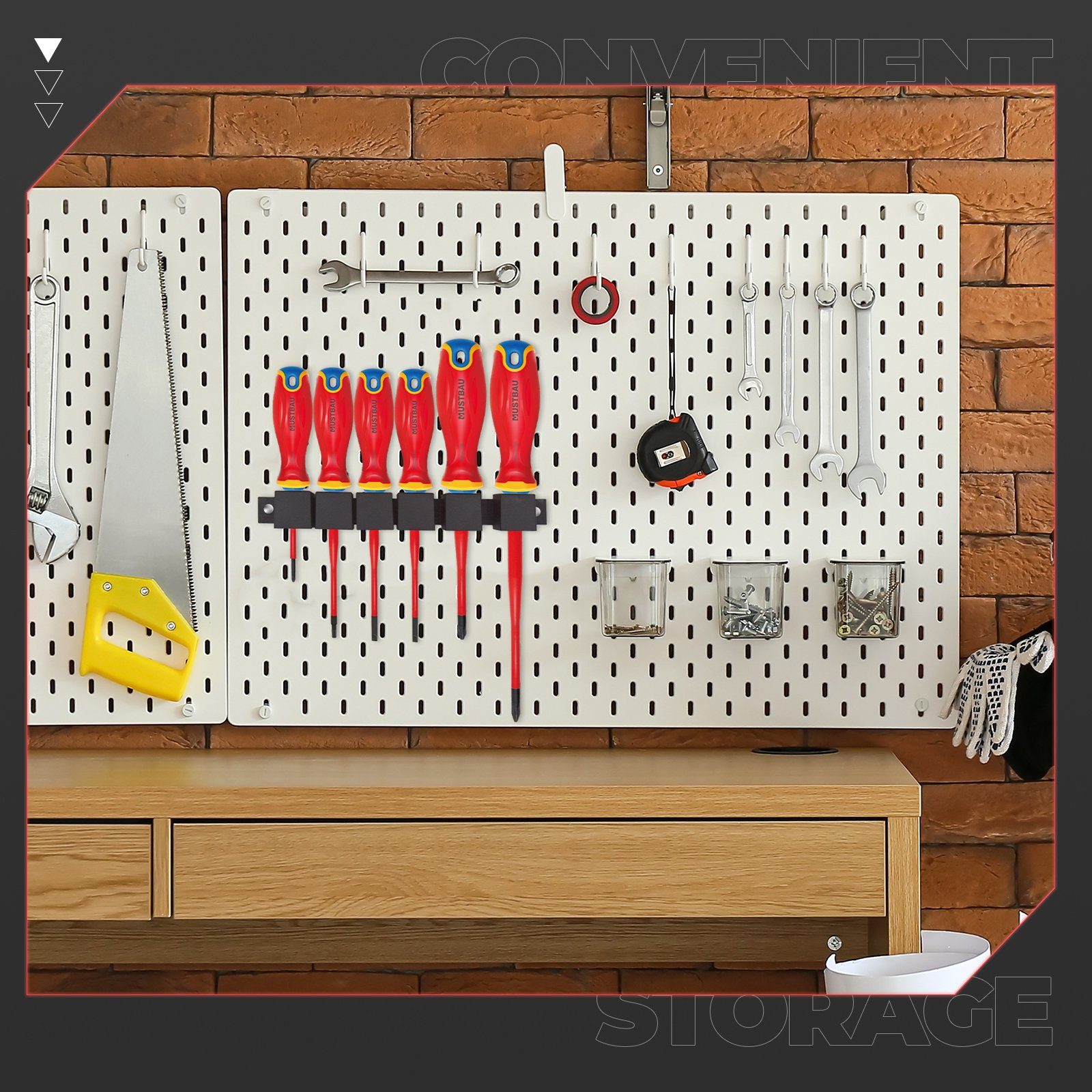 Mustbau Schraubendreher, 9-teilige Isoliert Schraubendreher-Set