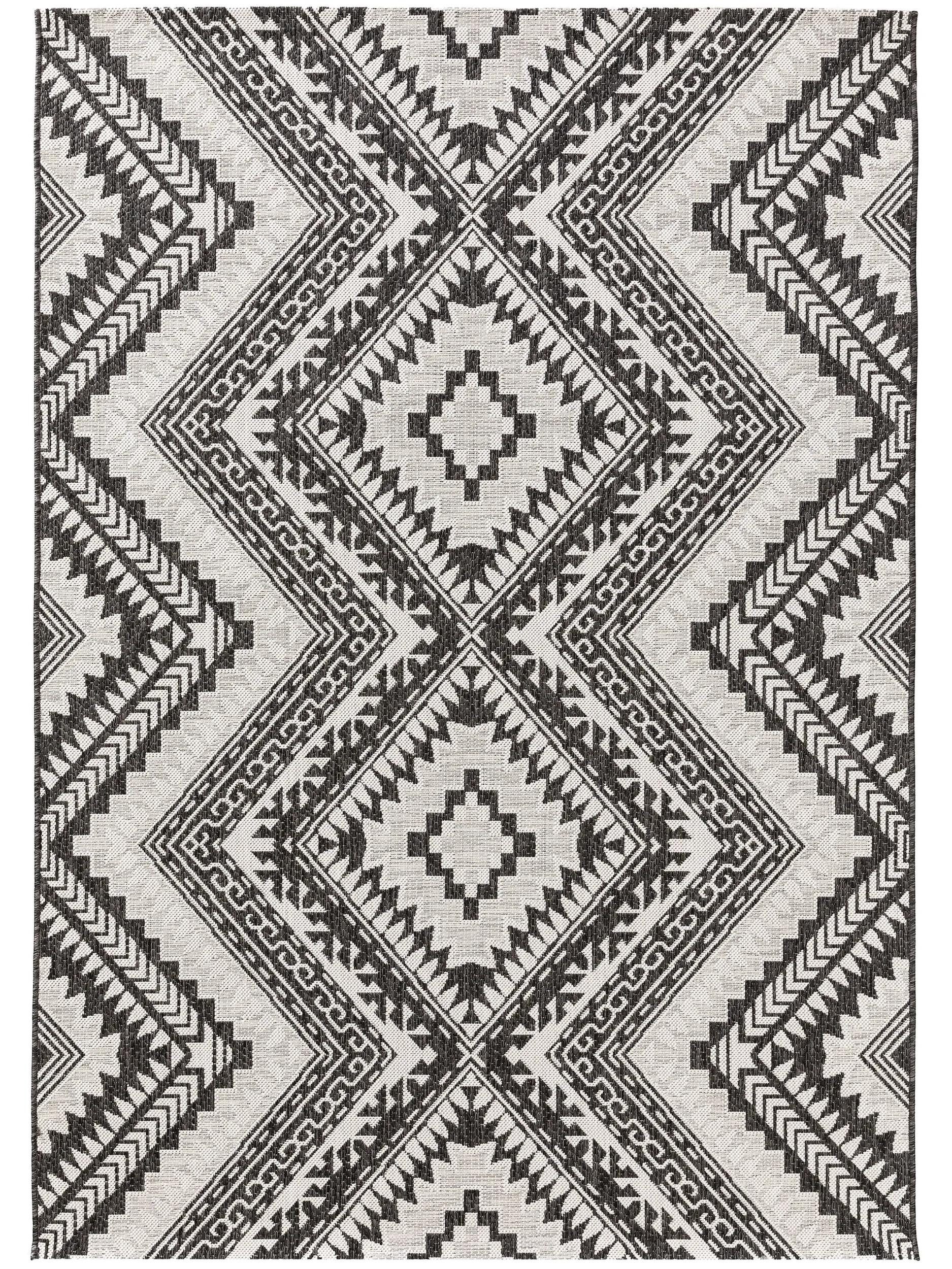 benuta Outdoorteppich Cleo, rechteckig, Höhe: 5 mm, Teppich Wohnzimmer, Schlafzimmer, Esszimmer, Flur, Kunstfaser, Cozy