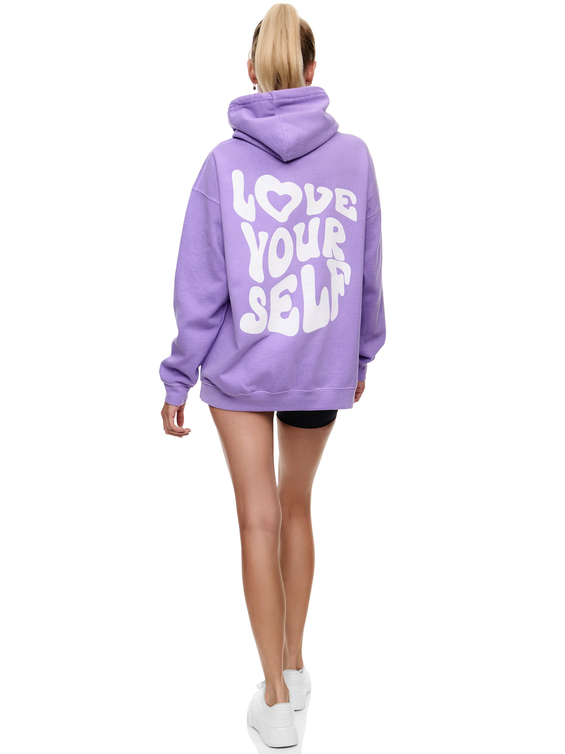 Worldclassca Hoodie Worldclassca Oversized LOVE SELF Hoodie Kapuzenpullover Sweatshirt