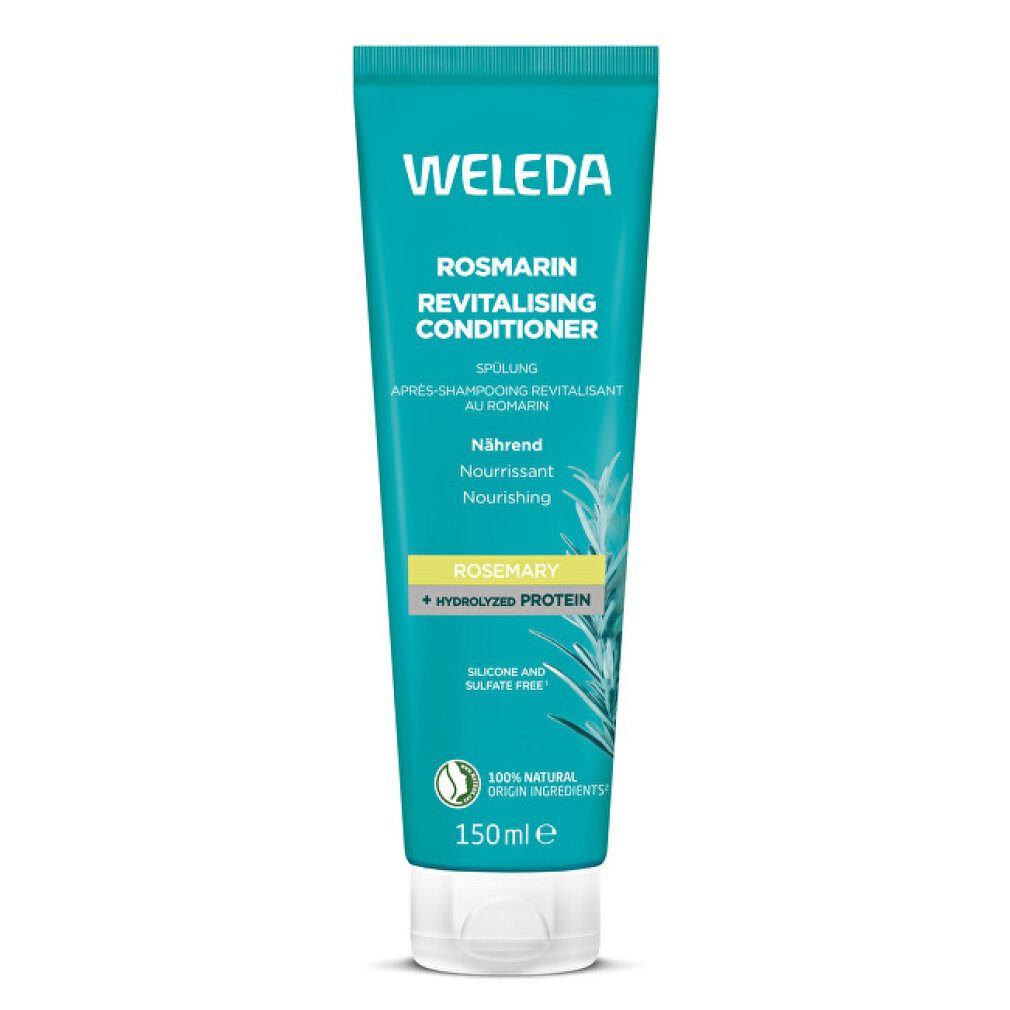 WELEDA Haarpflege-Set Rosmarin Revitalisierende Spülung, 150 ml