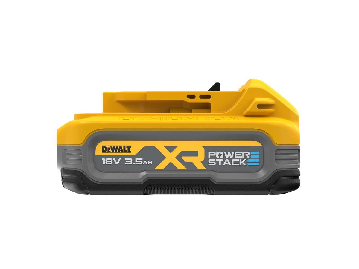 DeWalt Powerstack, 18V / 3,5 Ah, 2er Set Akku (18 V), mit Pouch-Akku Technologie, für alle 18 Volt XR Akku-Maschinen