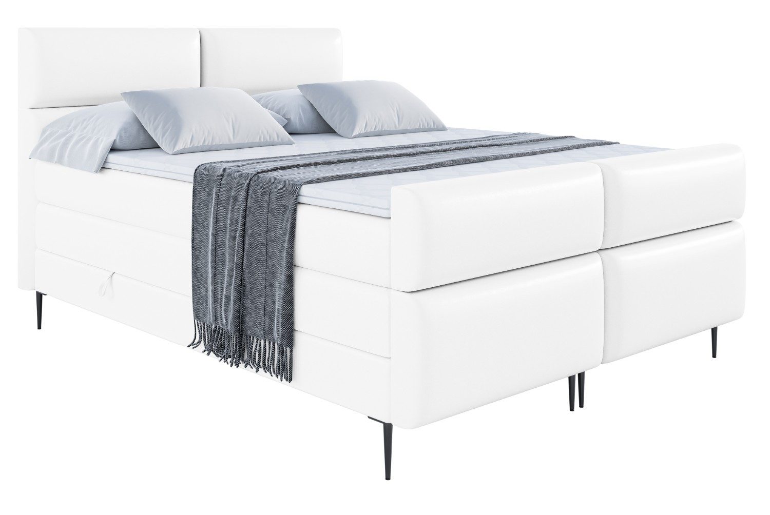 ALTDECOR Boxspringbett BOXI3-F-Z KING (Multipocket-Matratze H4, günstig online kaufen