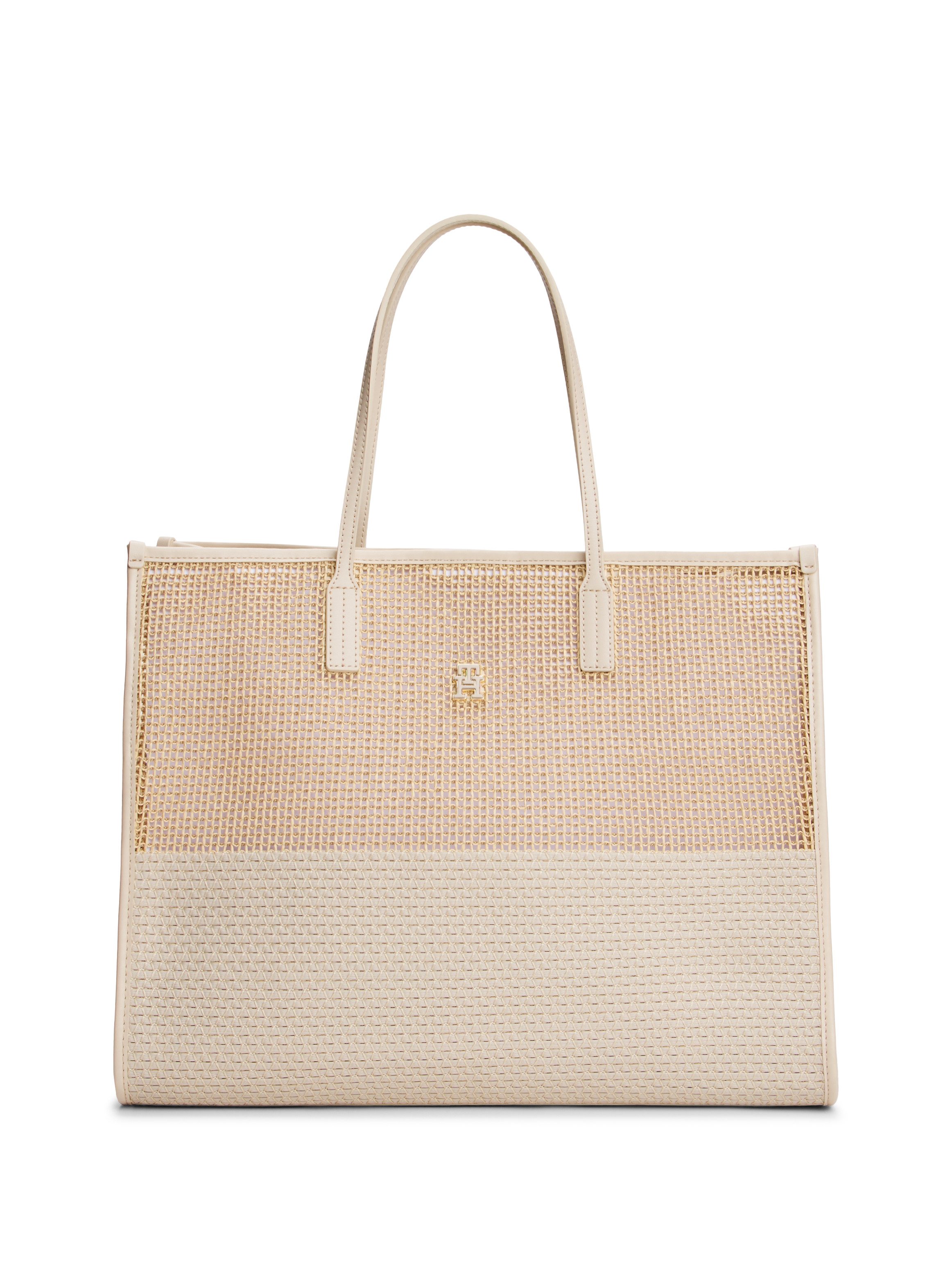 Tommy Hilfiger Tragetasche TH CITY SUMMER TOTE WOVEN, Damen Umhängetasche, günstig online kaufen