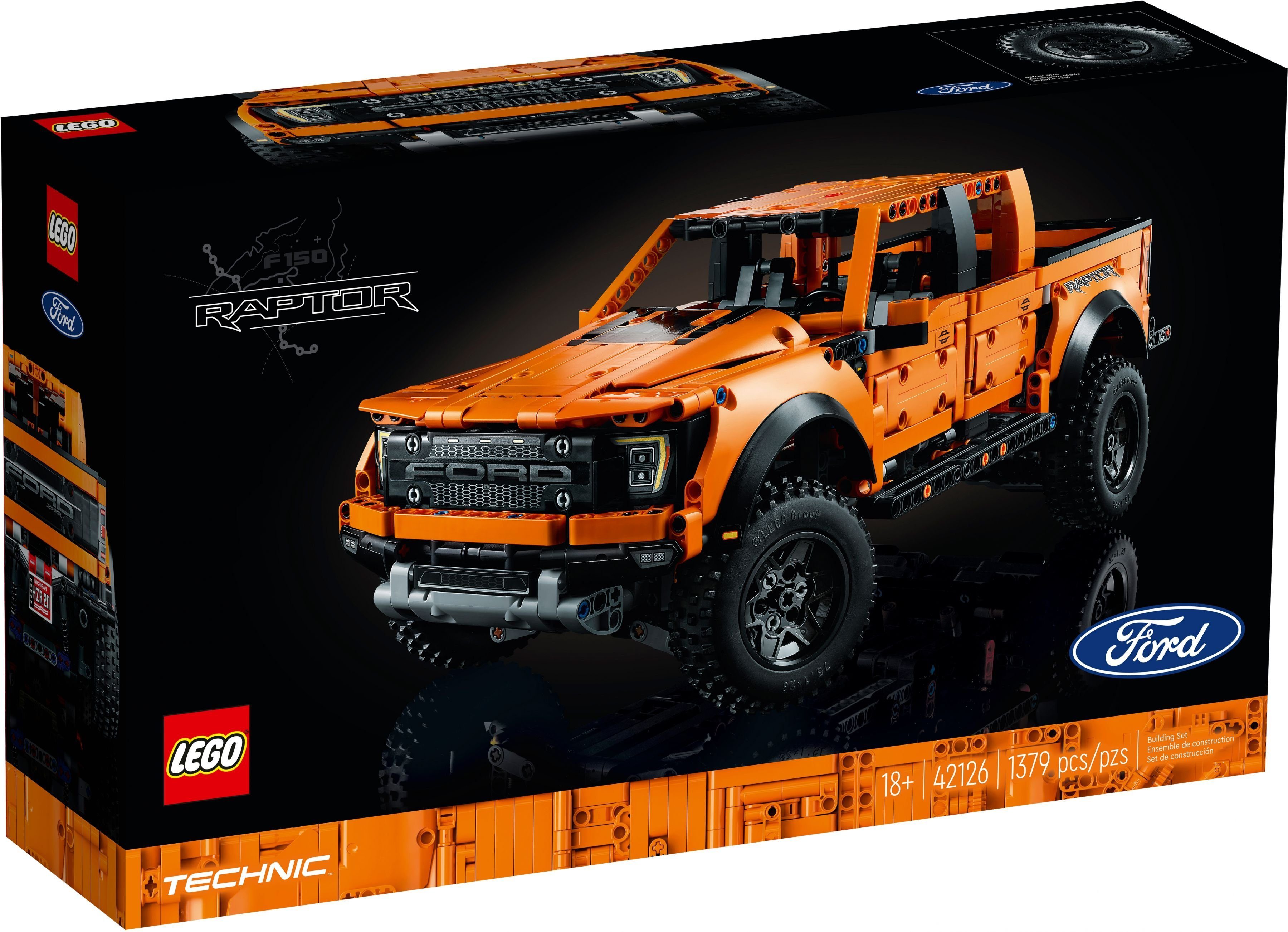 LEGO® Konstruktionsspielsteine LEGO® Technic™ - Ford® F-150 Raptor, (Set, 1379 St)