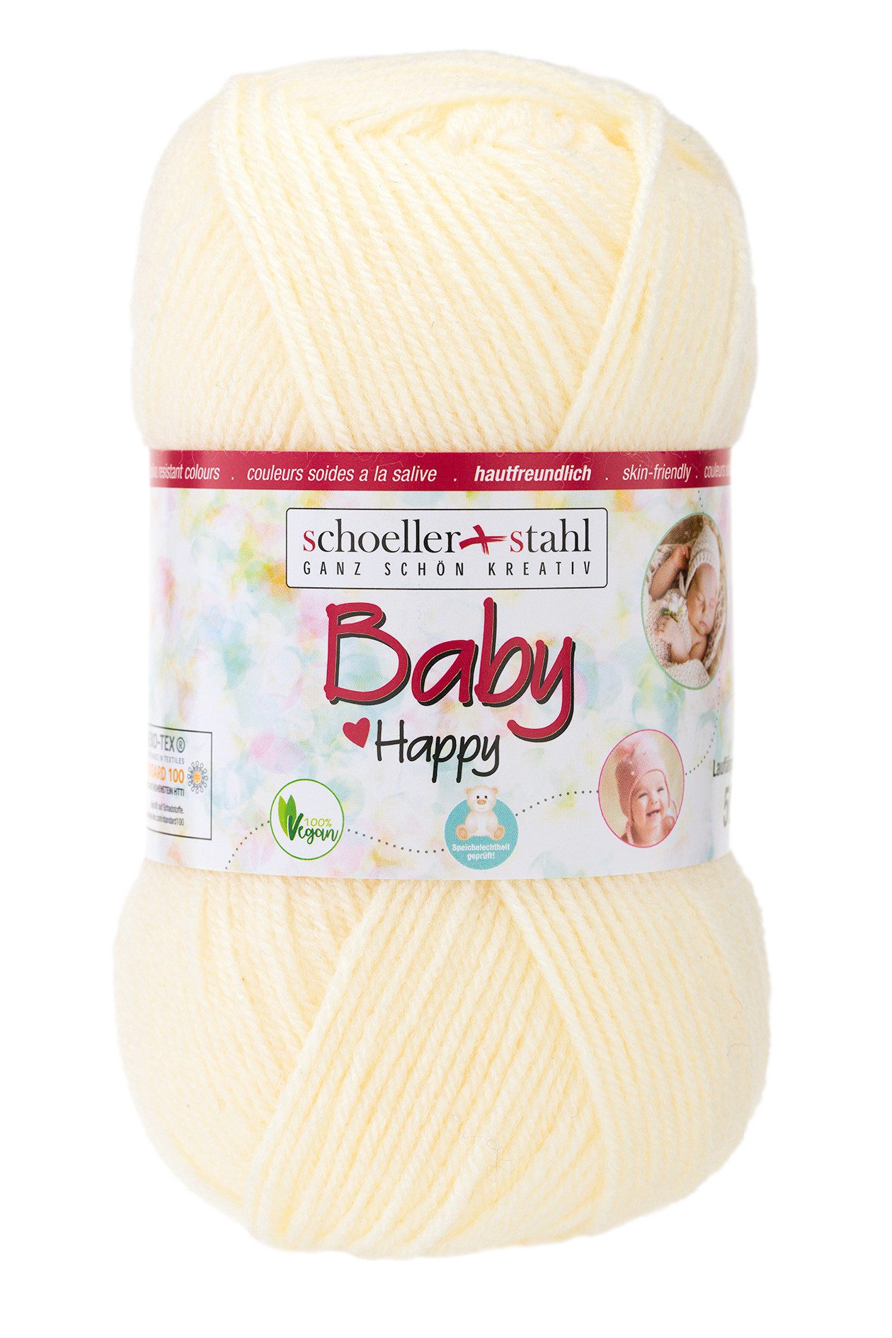 Schoeller + Stahl Baby Happy Häkelwolle, 185 m, weich und pflegeleicht