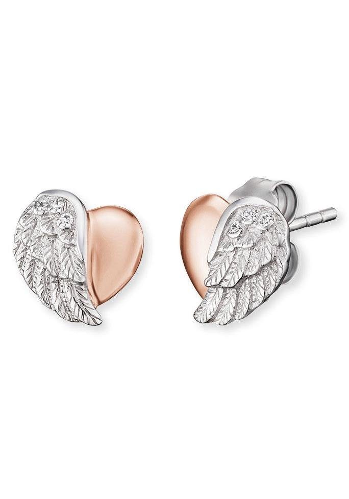 Engelsrufer Paar Ohrstecker HERZFLÜGEL, ERE-LILHEARTWING-BI, mit günstig online kaufen