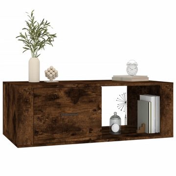 vidaXL Couchtisch Couchtisch Räuchereiche 100x50,5x35 cm Holzwerkstoff (1-St)