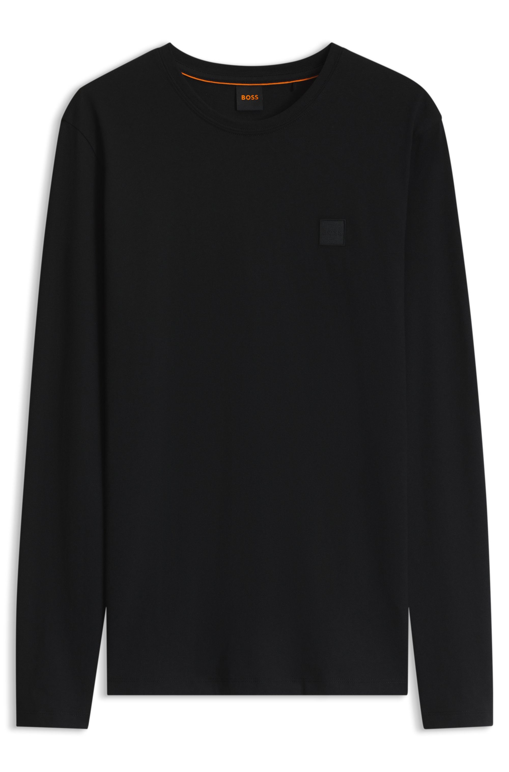 BOSS ORANGE Langarmshirt Tacks mit Markenlogo auf der Brust – Bild 5 von 5