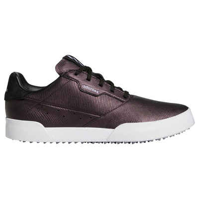 adidas Sportswear Adidas Adicross Retro Black/Lilac Damen Golfschuh Adiwear Außensohle ohne Spikes mit Traxion Technologie
