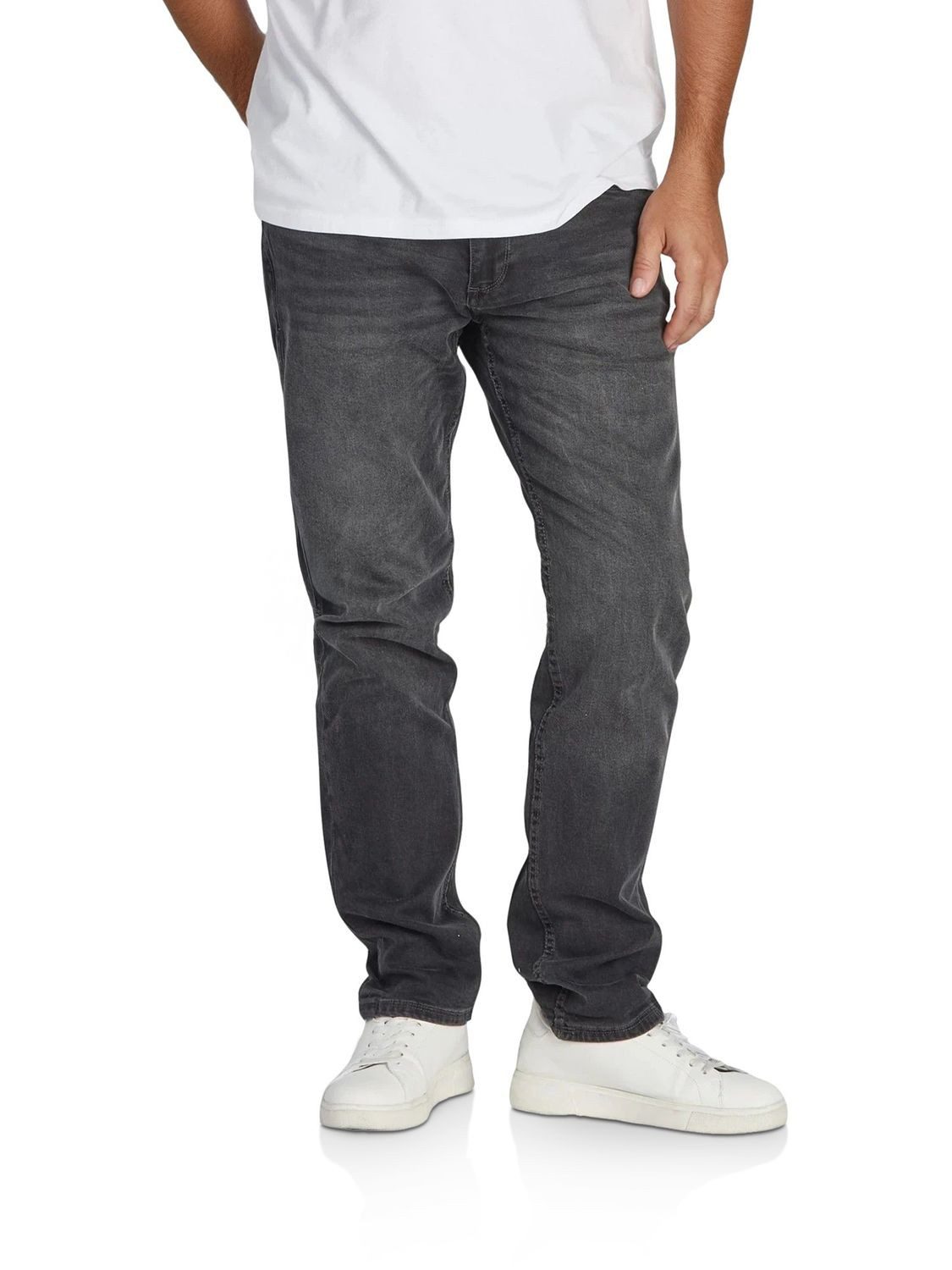 riverso Straight-Jeans Herren Jeanshose RIVChris Regular Fit Denim Hose mit Stretch