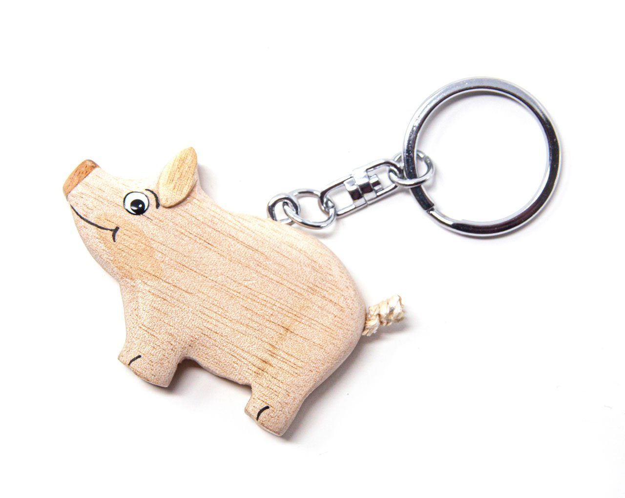 Cornelißen Schlüsselanhänger Schlüsselanhänger - aus Schwein Holz