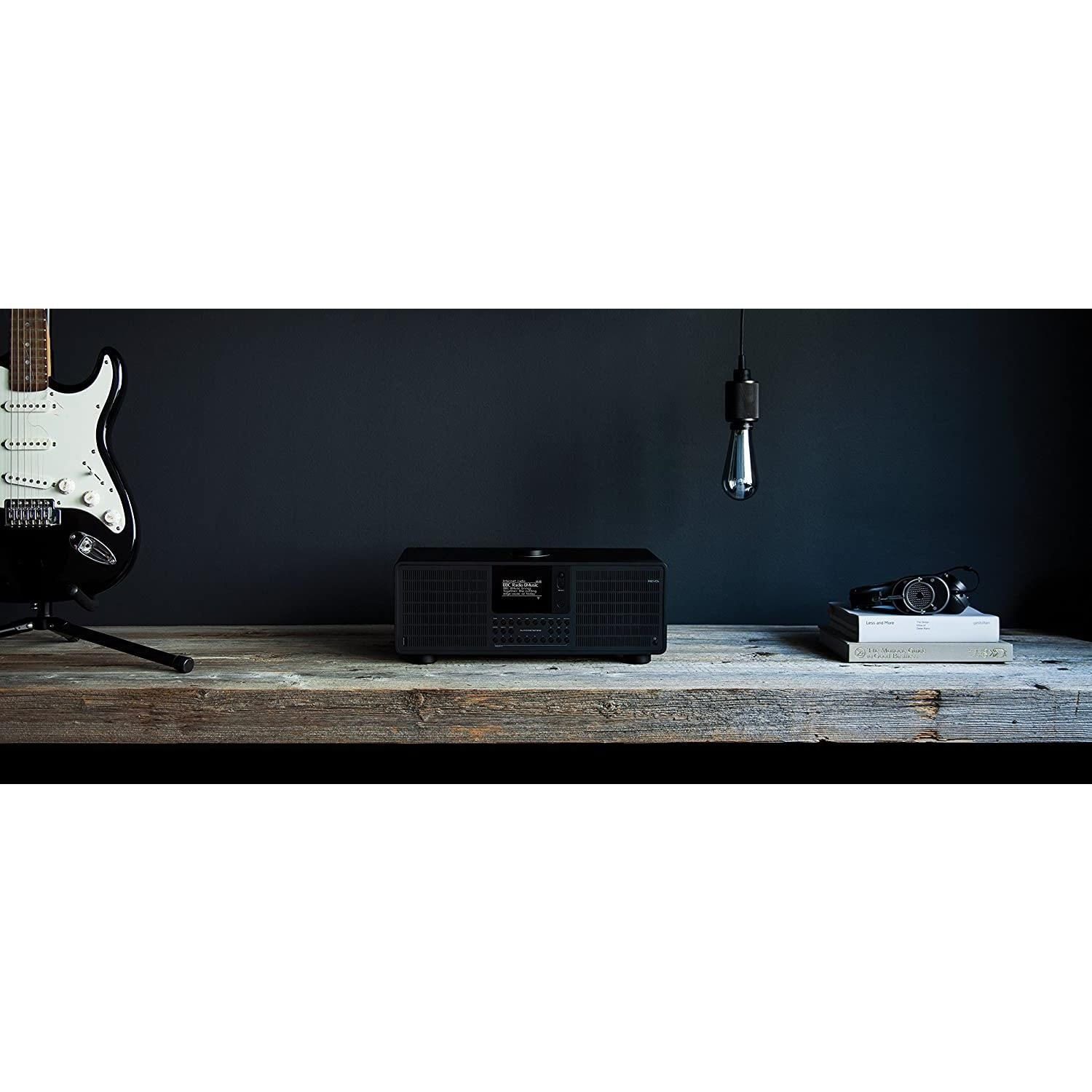 WLAN LAN Internet-/DAB+ Stereoradio (DAB) Digitalradio Spotify connect schwarz-Shadow Edition Revo SuperSystem