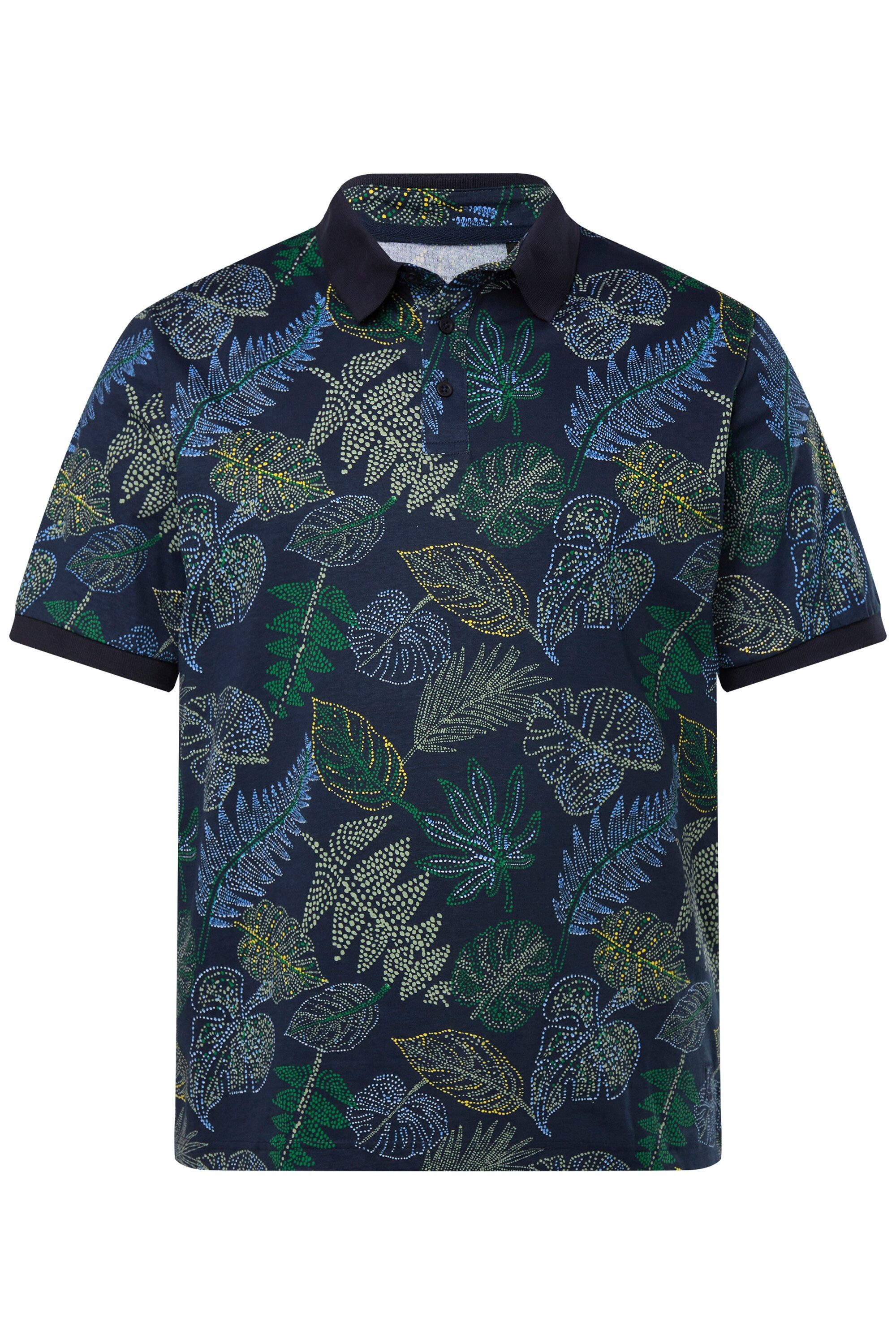 JP1880 Poloshirt Poloshirt Halbarm Allover-Print Polokragen günstig online kaufen