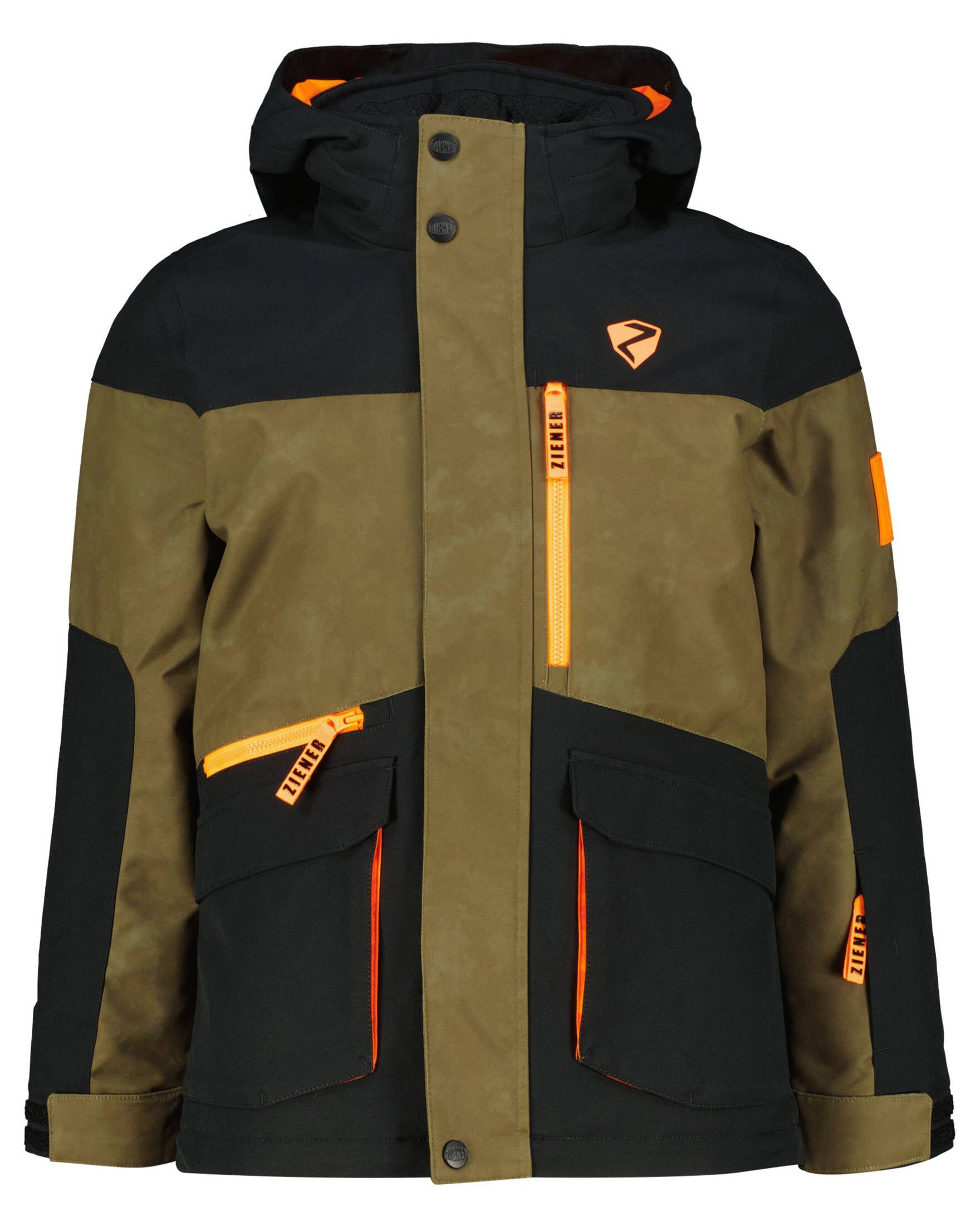 dye (1-St) Jungen Ziener Skijacke seaweed tie JUN AGONIS Skijacke