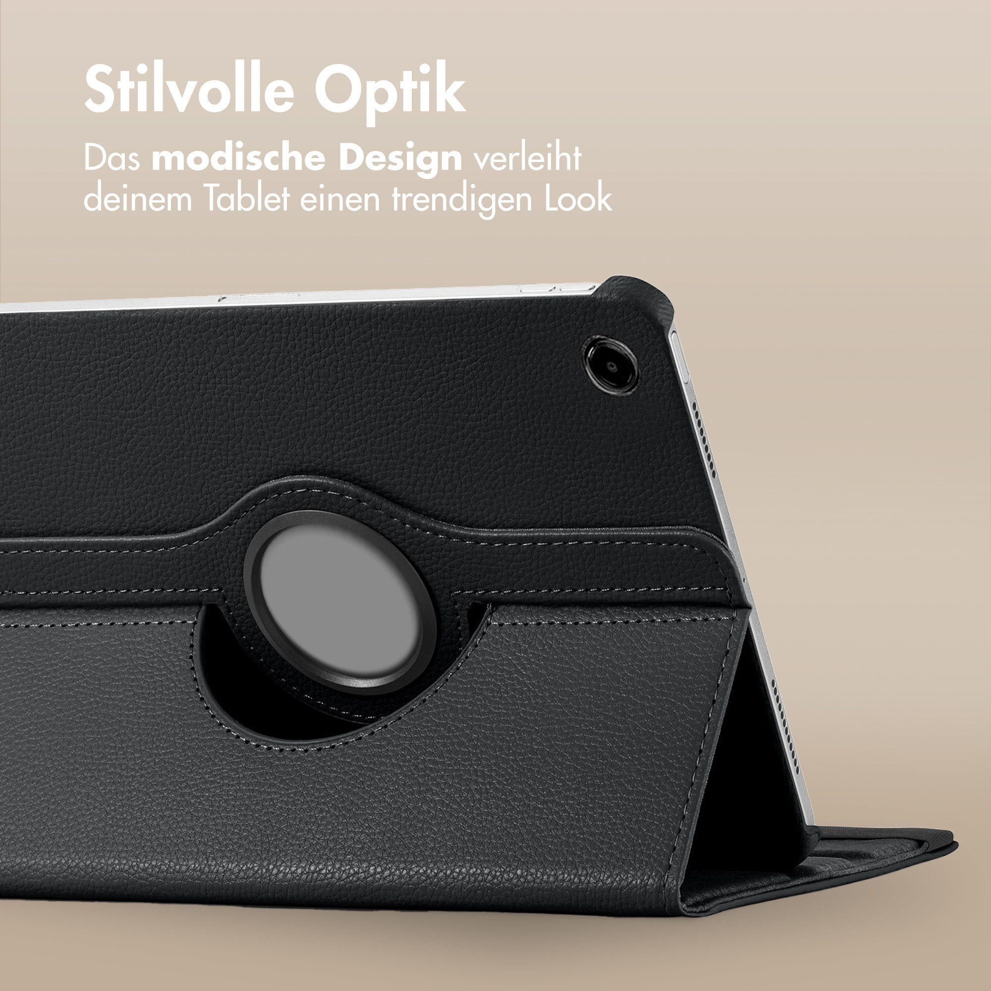 imoshion Tablet-Mappe imoshion 360° drehbare Klapphülle Lenovo Tab (2025) - Schwarz