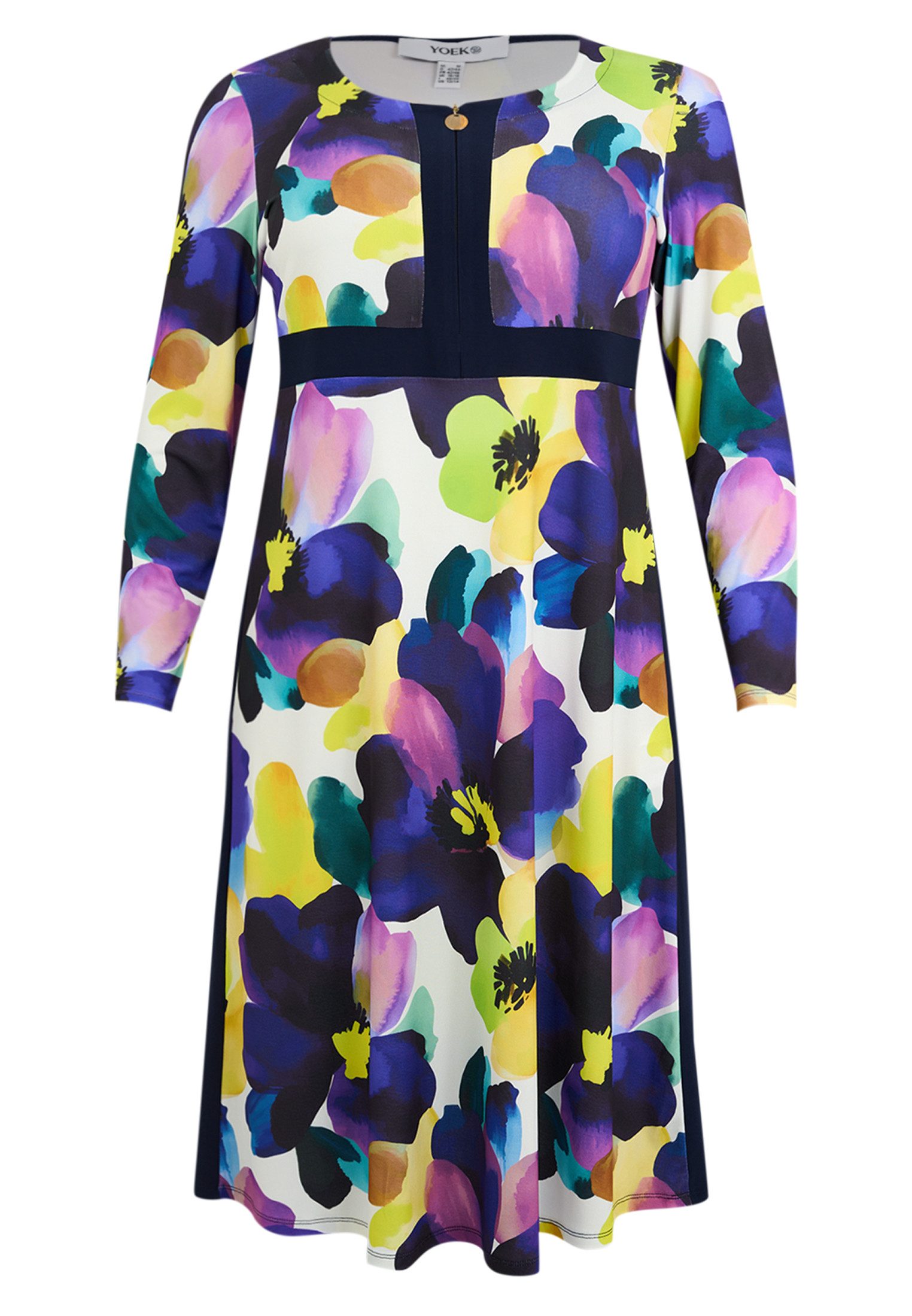 A-Linien-Kleid Damen Kleid Flare Fit