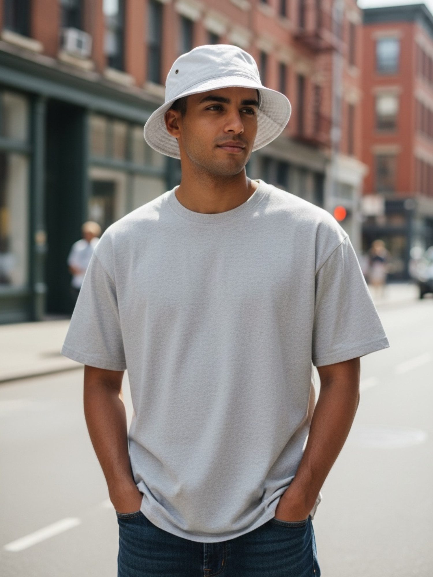 Taschen4life Fischerhut Anglerhut Bucket Hat, Sommer Cap, unisex, Baumwolle