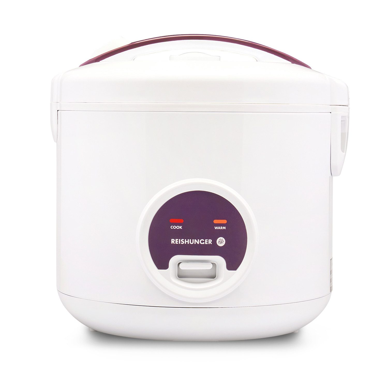 Reishunger Reiskocher Groß – 1,8 L – mit Keramikbeschichtung – bis zu 10 Portionen, 700,00 W, Mit Dampfgarfunktion & Warmhaltefunktion
