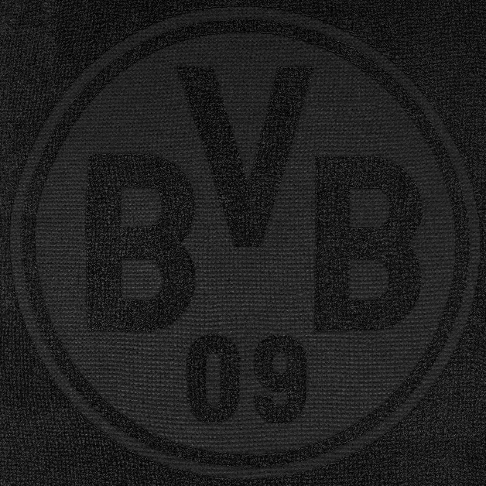 BVB Badetuch BVB Badetuch schwarz 70 x 180 cm, Baumwolle (Packung, 1-St), S günstig online kaufen