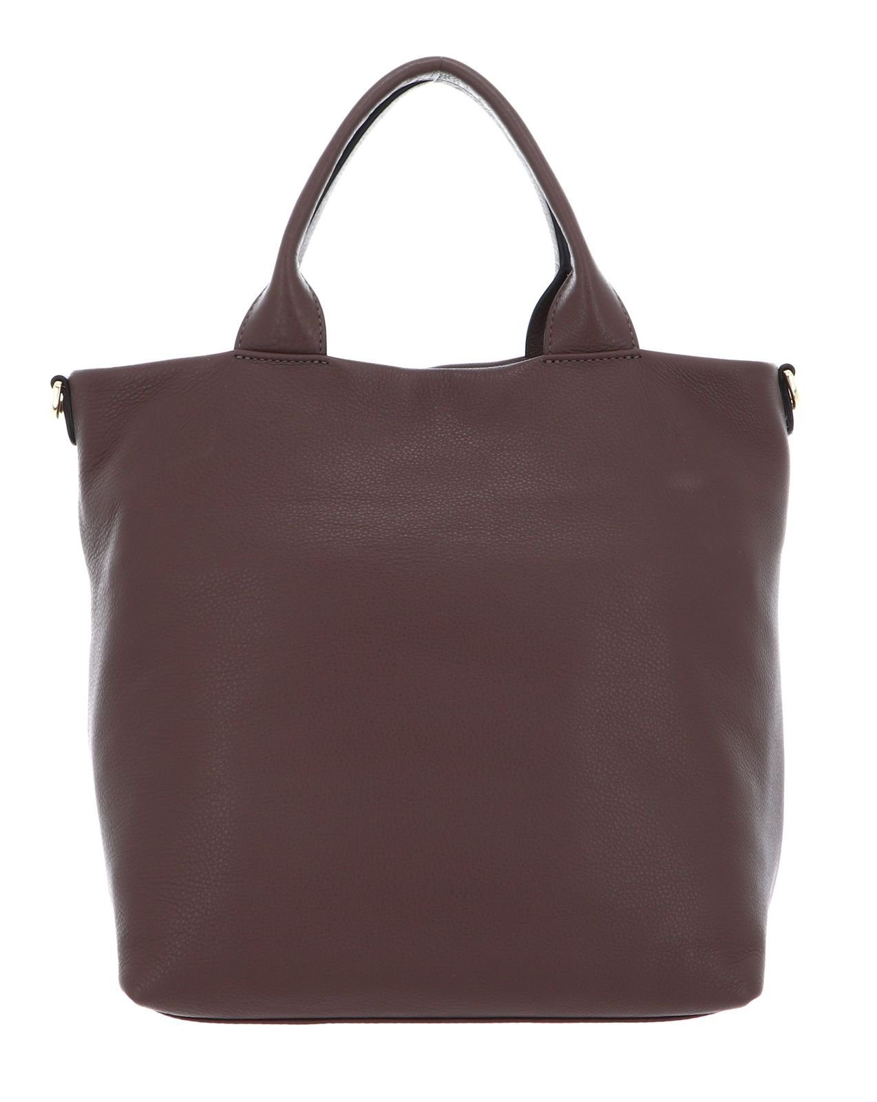 Leather Dalia Abro Shopper Wood