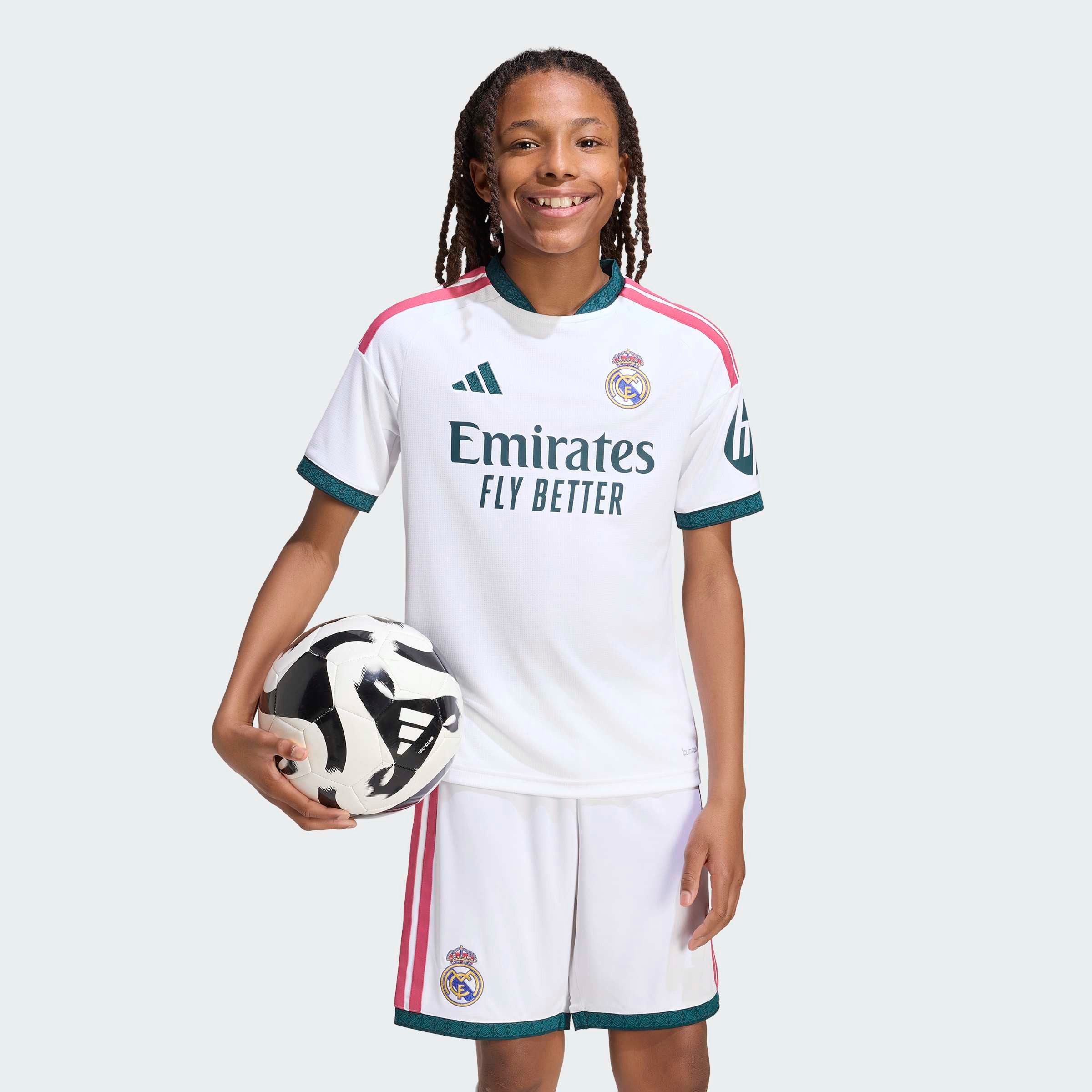 adidas Performance Fußballtrikot REAL MADRID 26/27 KIDS HEIMTRIKOT mit Rundhalsausschnitt, mit Climacool Technologie