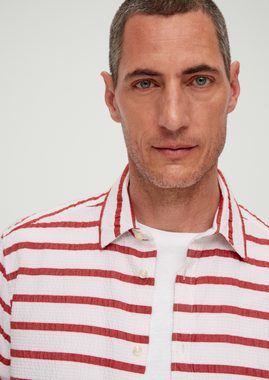 s.Oliver Kurzarmhemd Regular: Kurzarmhemd im Streifendesign