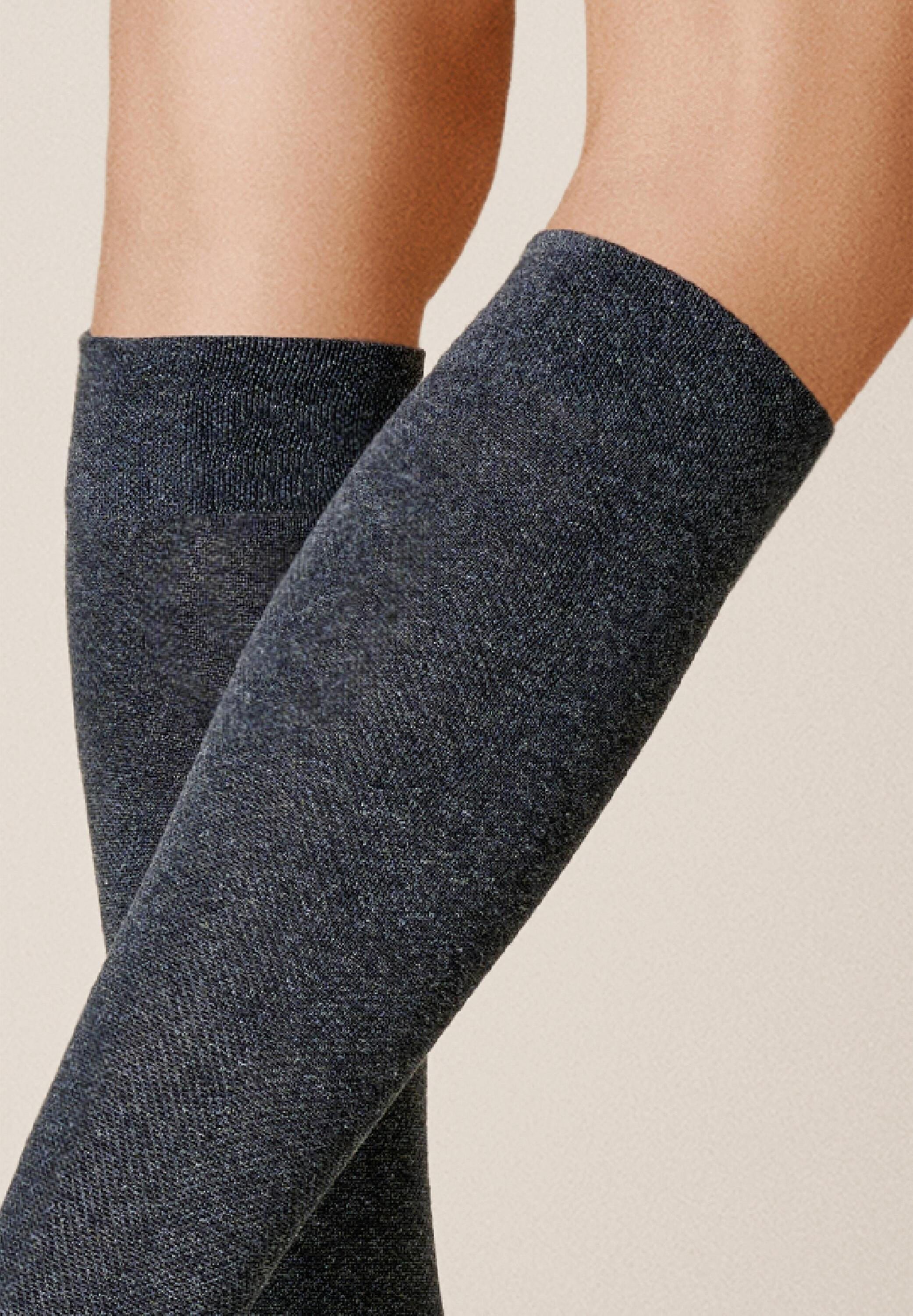 KUNERT Kniestrümpfe Fly&Care® (1-Paar) Unterstützende Damen Kniestrümpfe als Reisebegleiter