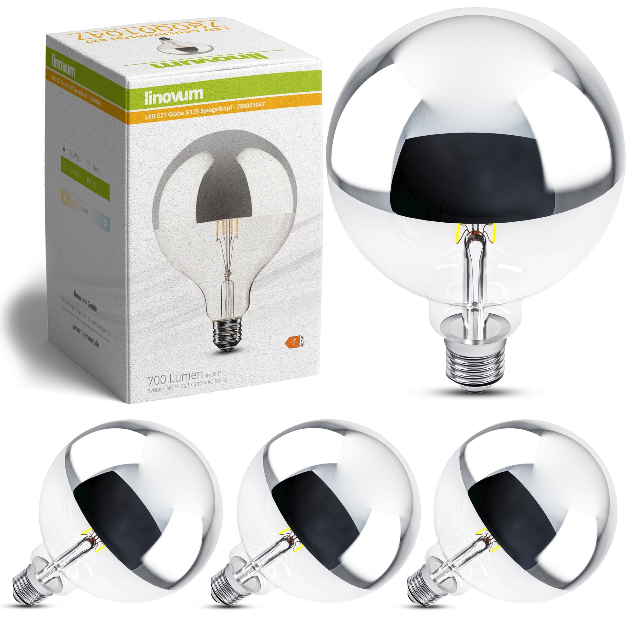 linovum LED-Leuchtmittel E27 LED Vintage Filament günstig online kaufen