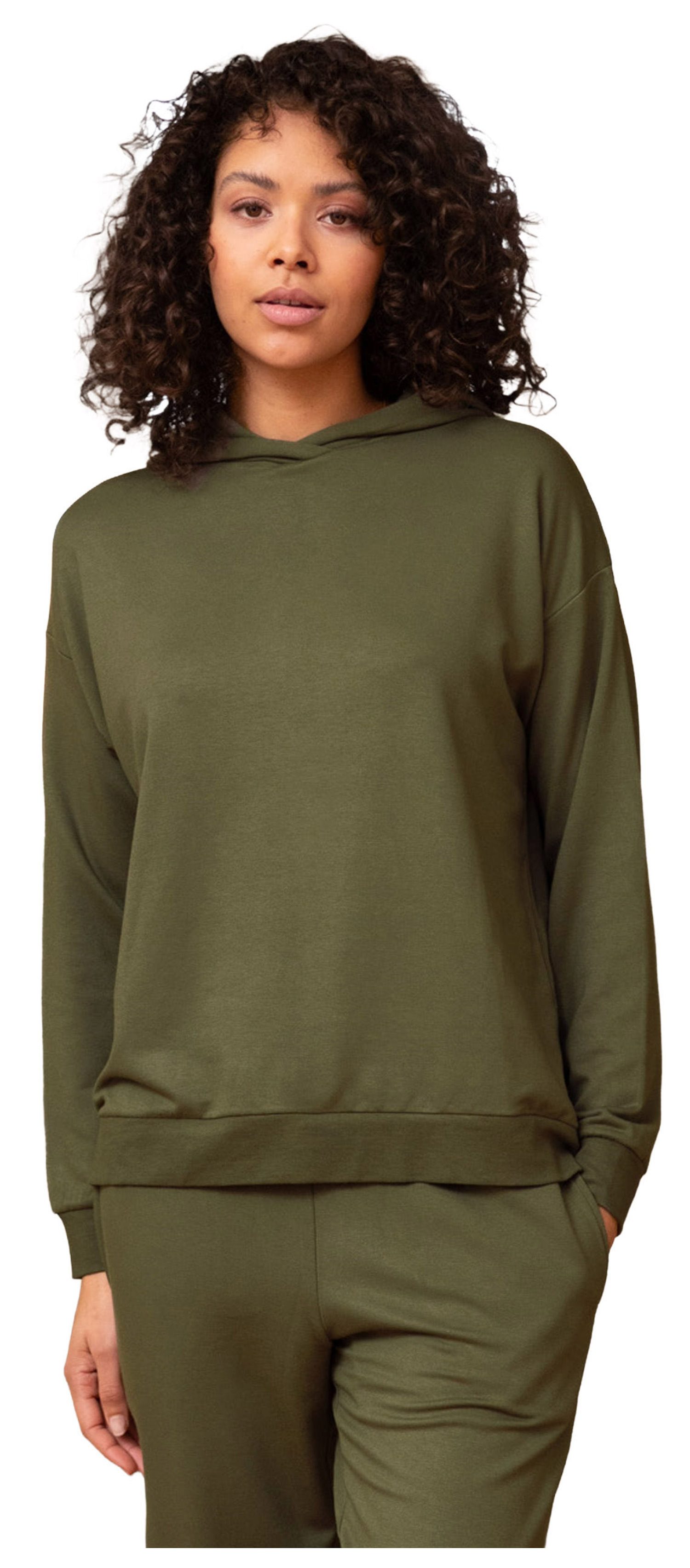 Hoodie Damen Homewear Sweatshirt mit Kapuze