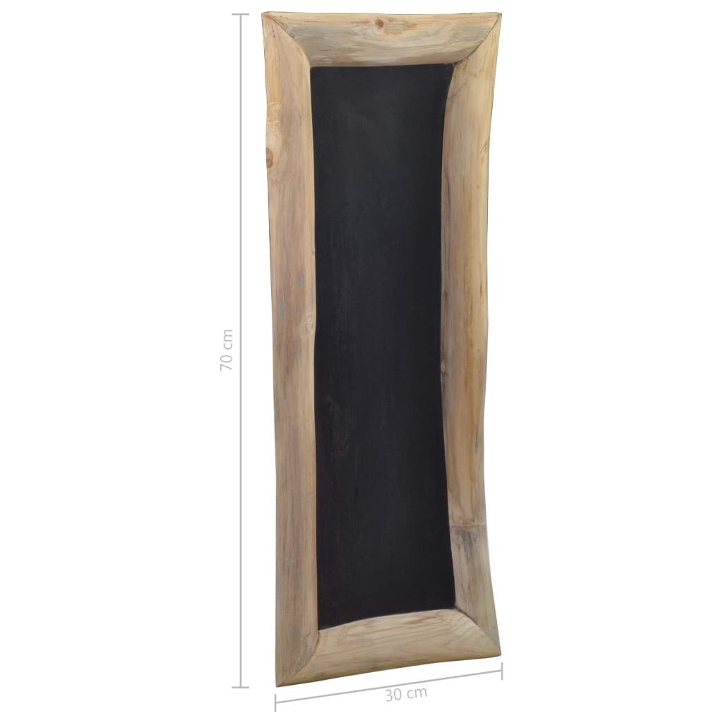 vidaXL Tafel Stk. 3 30×70 cm Wandtafel Massivholz Teak