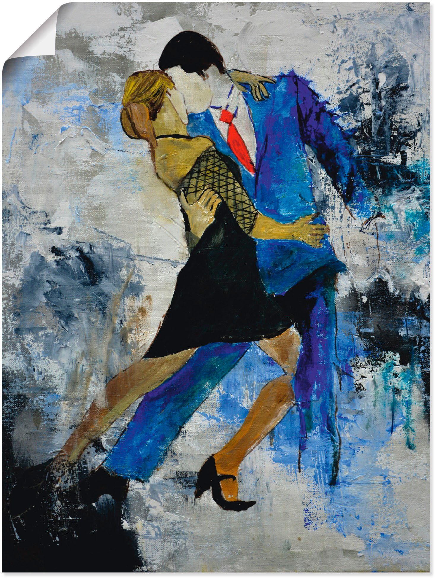 Artland Leinwandbild, Größen Alubild, St), (1 Wandbild Tango, Poster in Wandaufkleber Sport als oder versch.