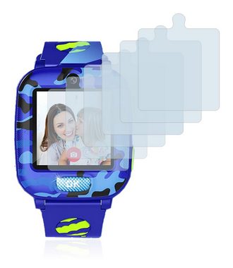 Savvies Schutzfolie für Fitonme Kids Smartwatch, Displayschutzfolie, 6 Stück, Folie klar