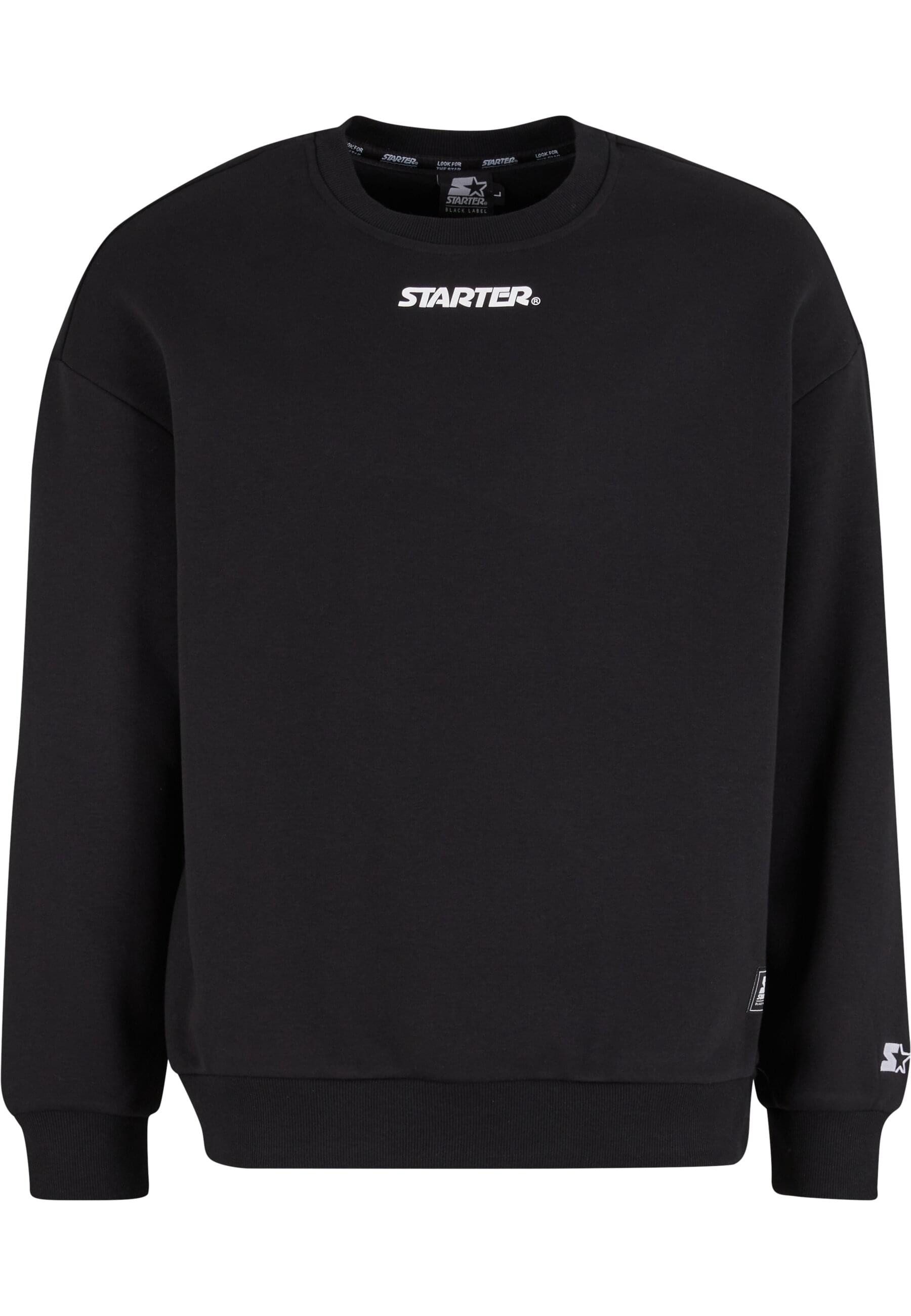 Starter Black Label Rundhalspullover Starter Black Label Starter Small Logo Essential Crew (1-tlg)