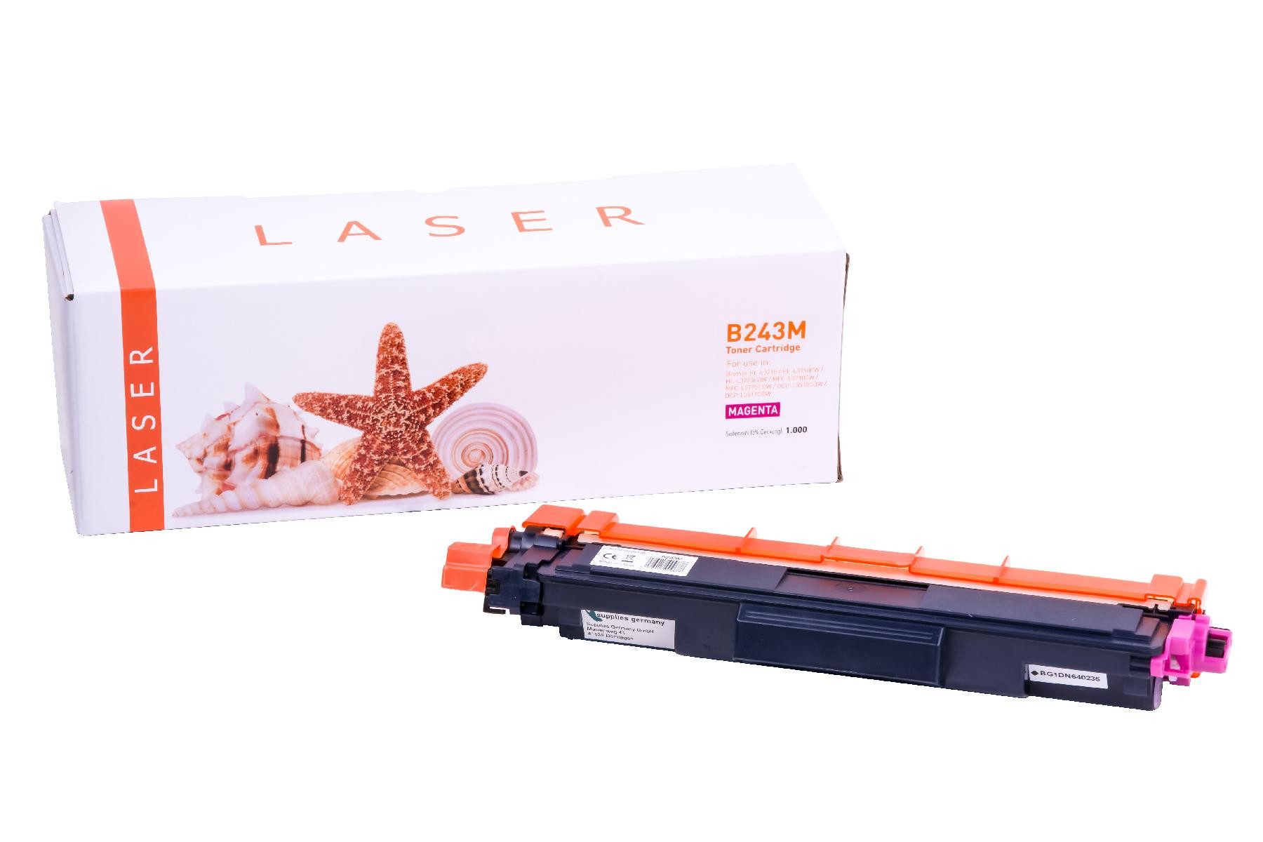 Supplies Germany Tonerkartusche 1.000 Seiten, (1-St), Toner-Kit magenta magenta 1000 Seiten