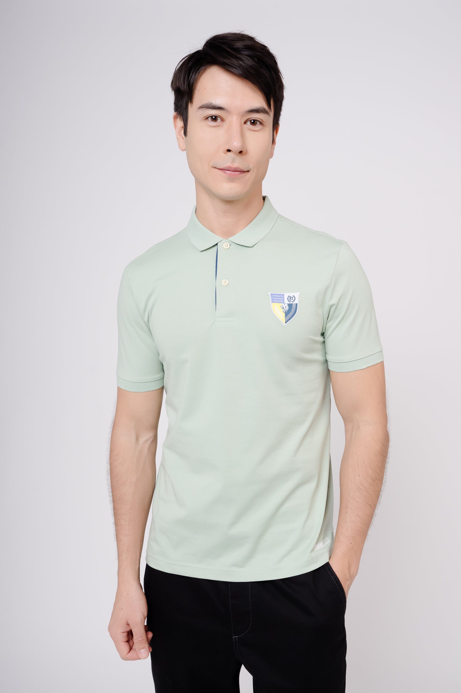 GIORDANO Poloshirt Sorona mit Quick-Dry-Technologie mint