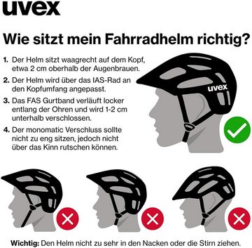 Uvex Fahrradhelm i-vo cc black carbon-look mat