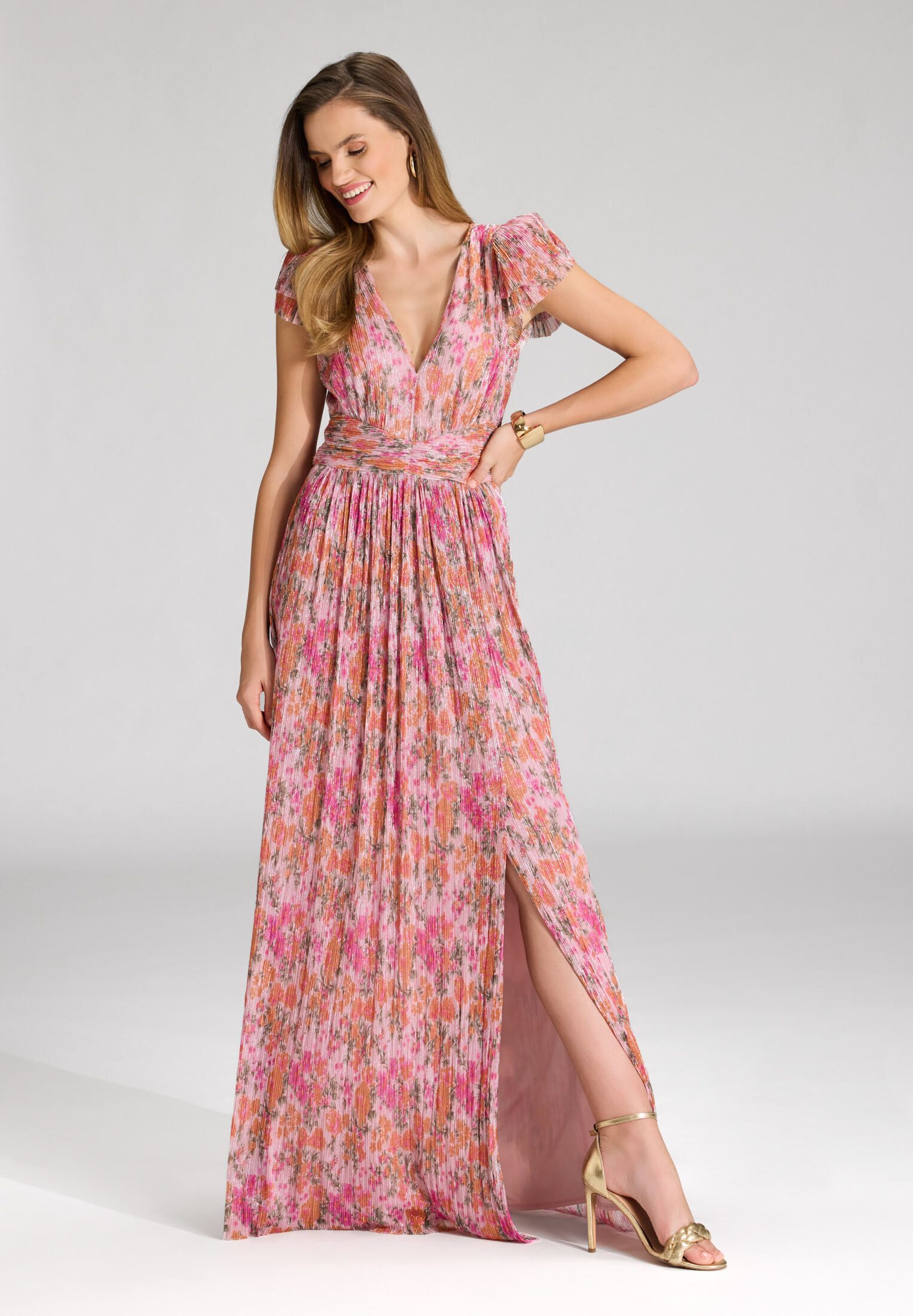 SWING Abendkleid Taillierter Schnitt mit ausgestelltem Rock günstig online kaufen