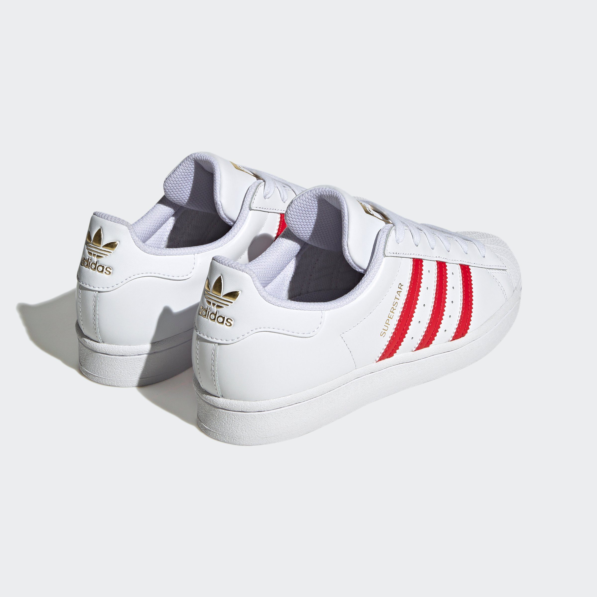 / SUPERSTAR Cloud Better Originals adidas Scarlet Sneaker Metallic / White Gold