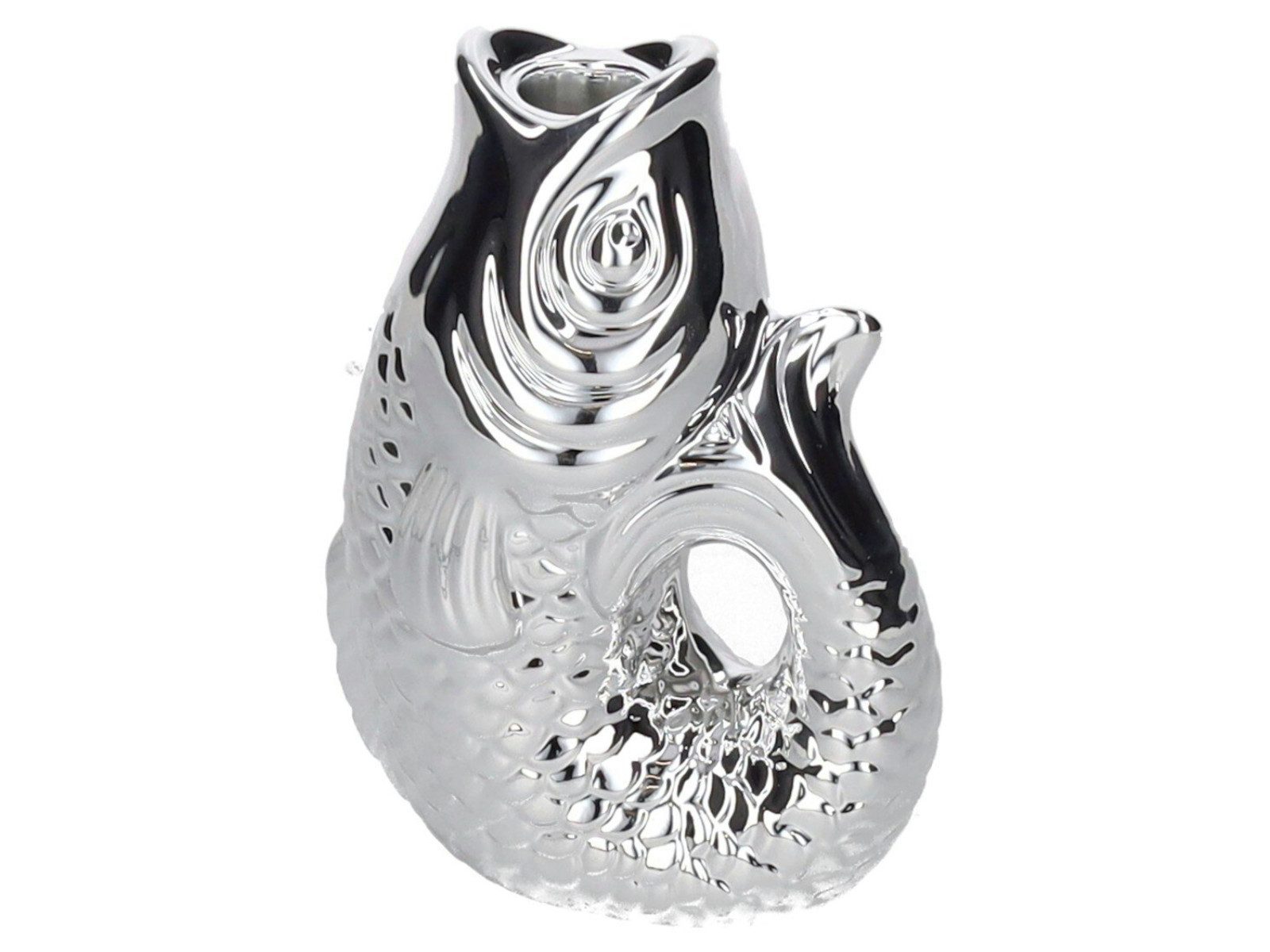 Giftcompany Kerzenhalter Monsieur Carafon Kerzenhalter Fisch S silber 16,2c günstig online kaufen