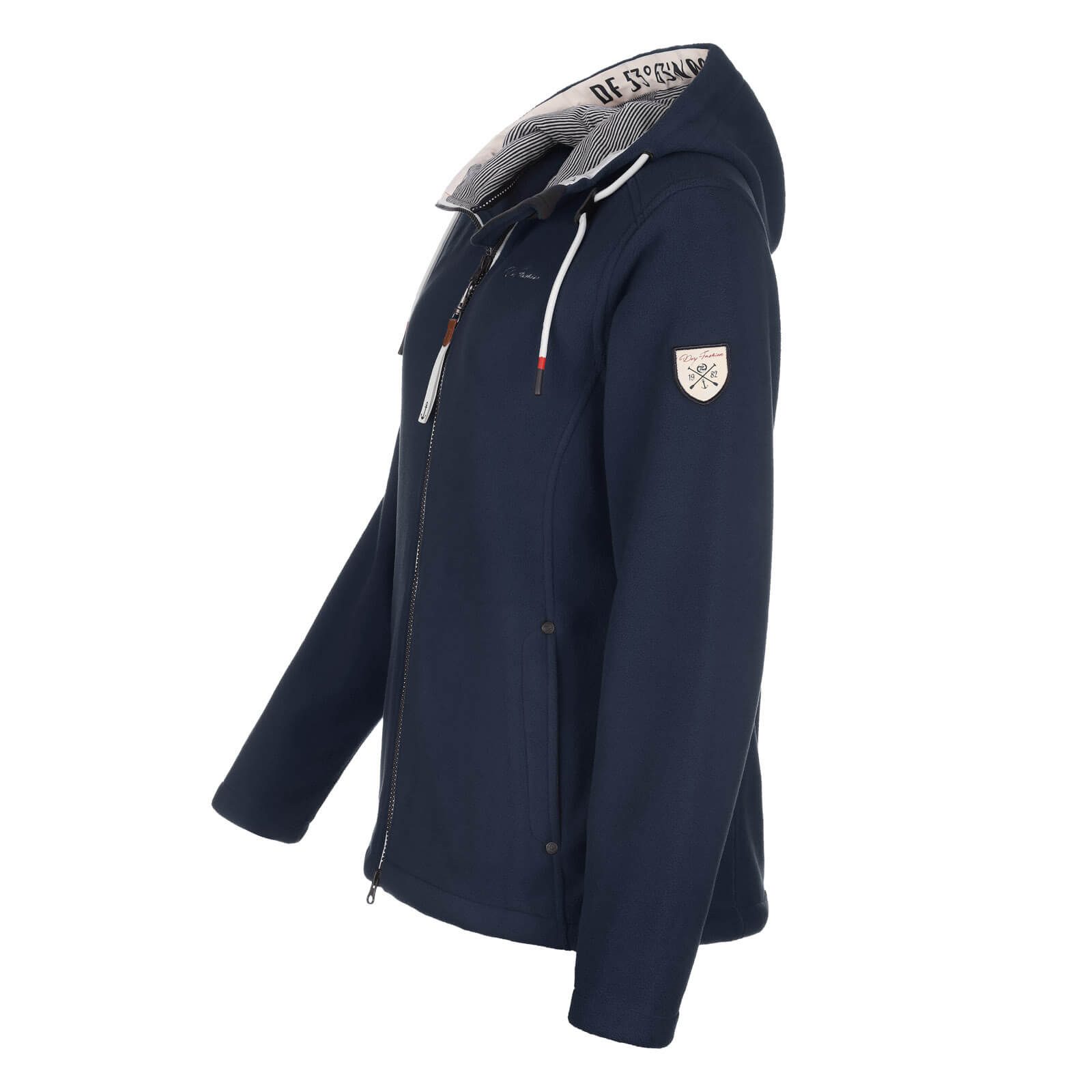 Dry Fashion Fleecejacke Damen Jacke Norden mit Kapuze - Windabweisend mit t günstig online kaufen