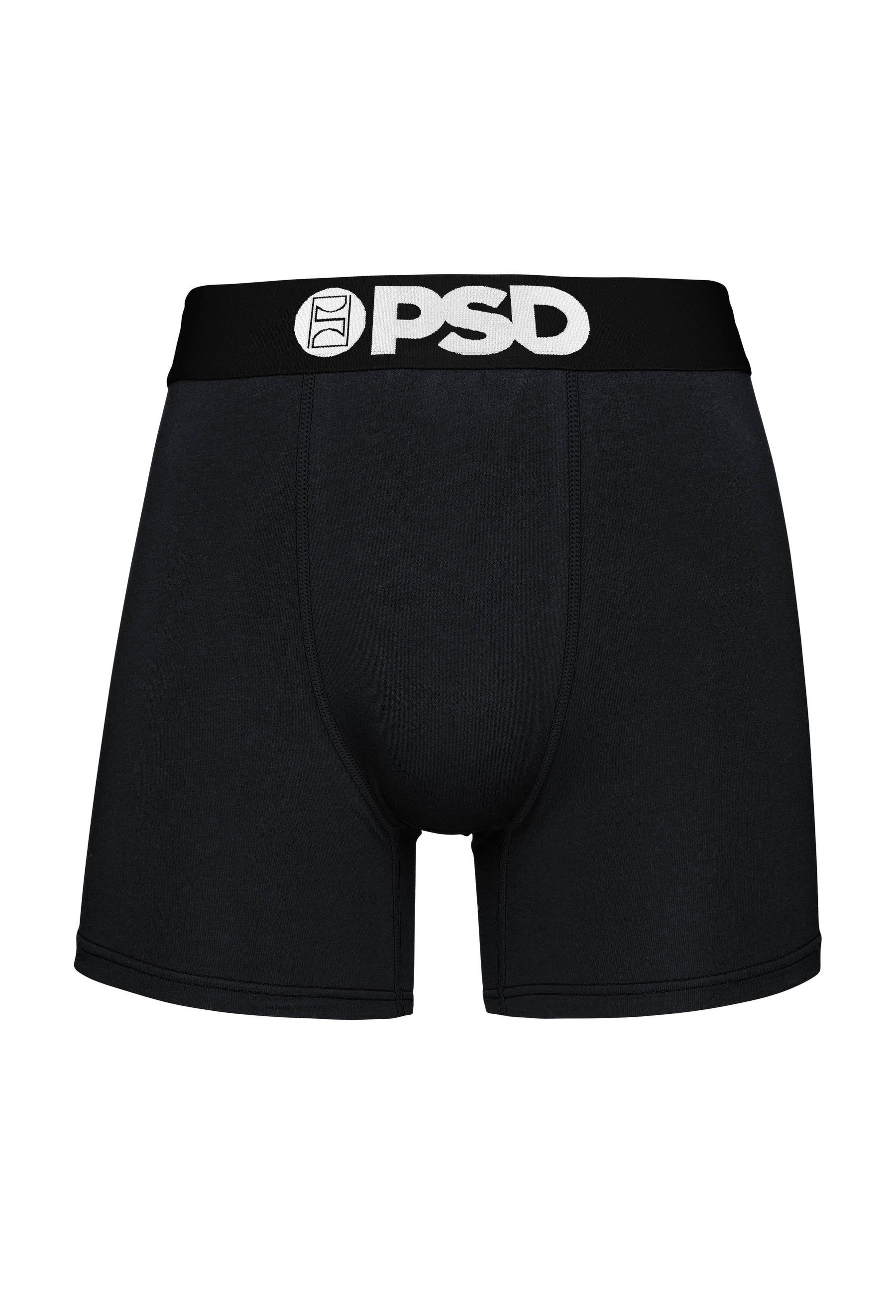 PSD Boxershorts PSD CTN SOLIDS BLK 5I 3PK (1-St) günstig online kaufen