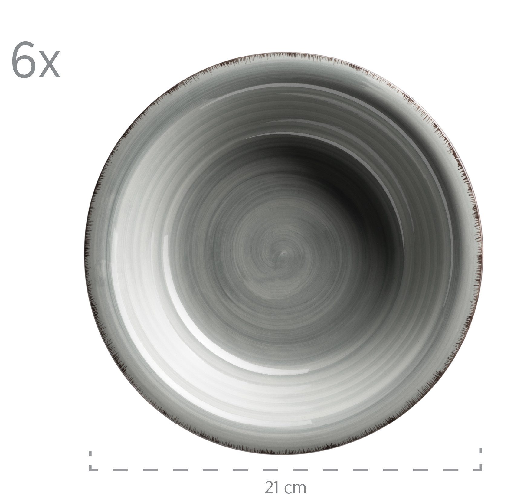 MÄSER Suppenteller LUMACA, (6 St)