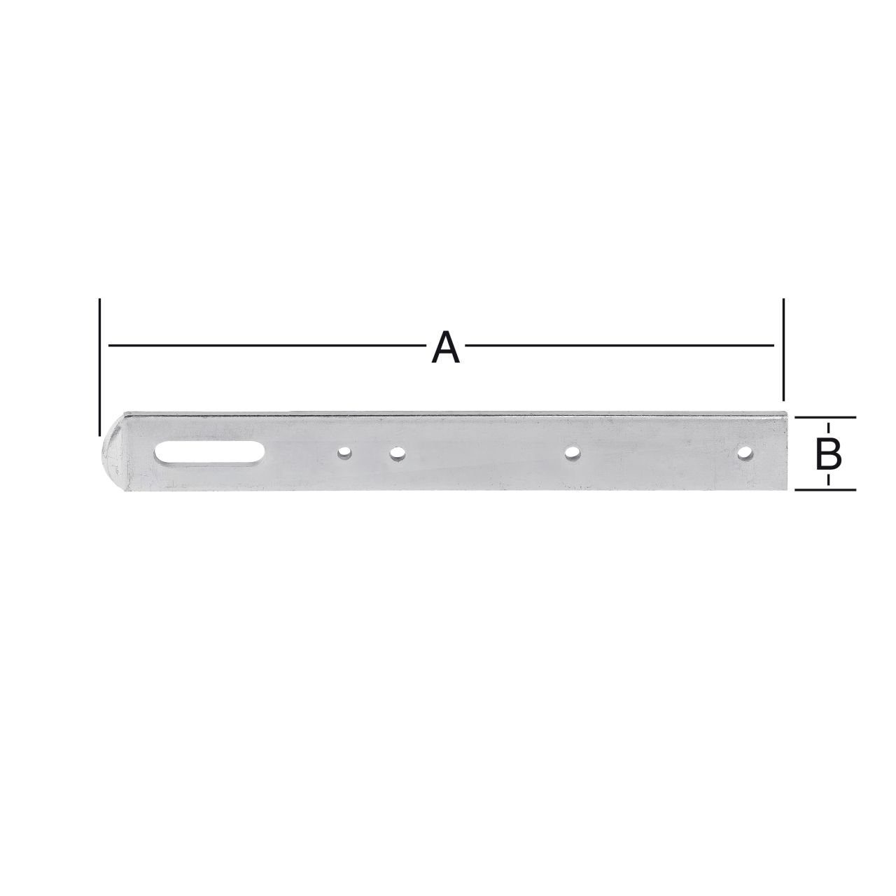 Thumbnail - Vormann Zaun-Eckverbinder Vormann Stallanwürfe verzinkt 250 x 32 mm